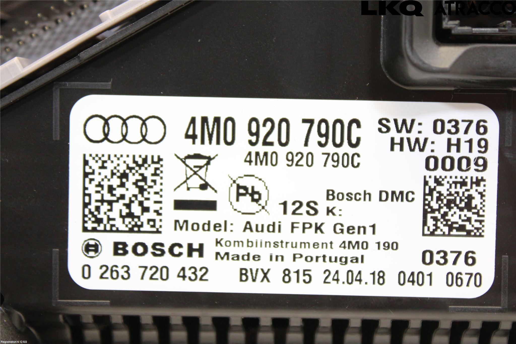 Audi Q7/SQ7 Instrument Komb
