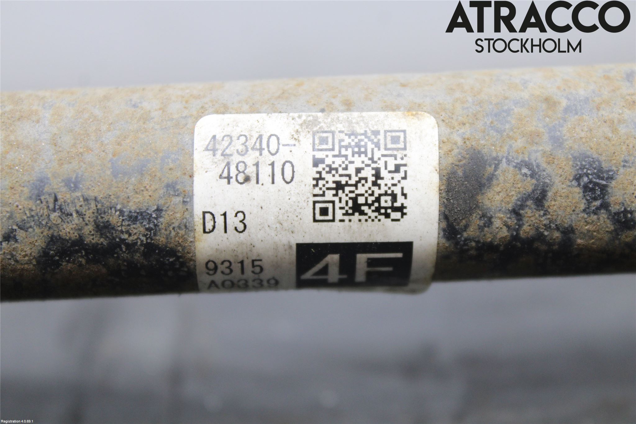 Lexus NX 300h 15-21 Drivaxel Bak Höger