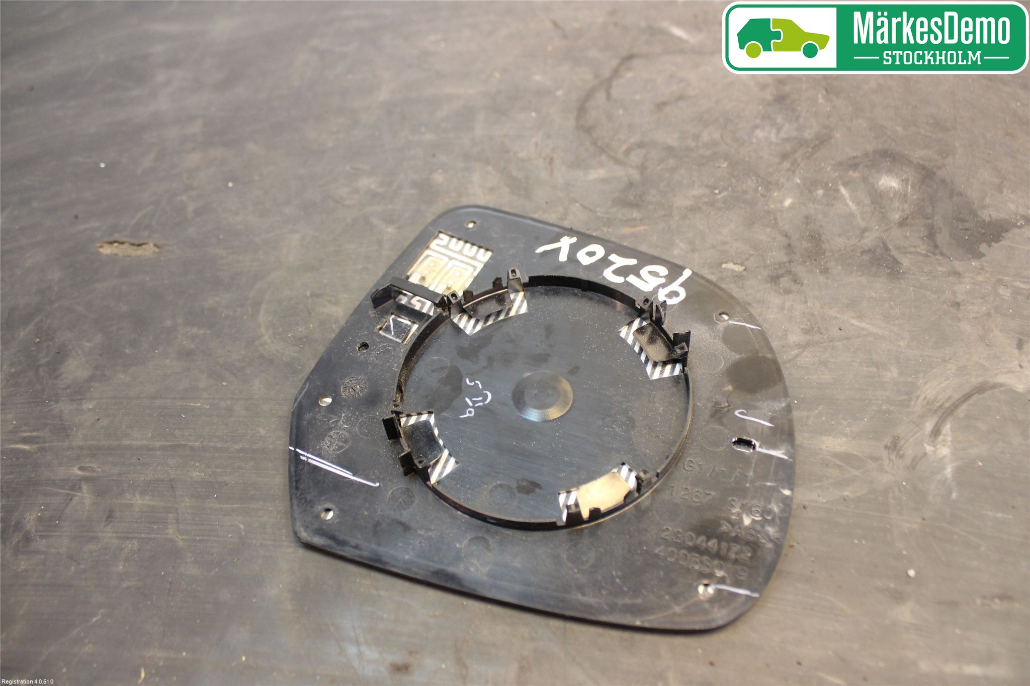 Nissan MICRA 11-16 Spegelglas Vä