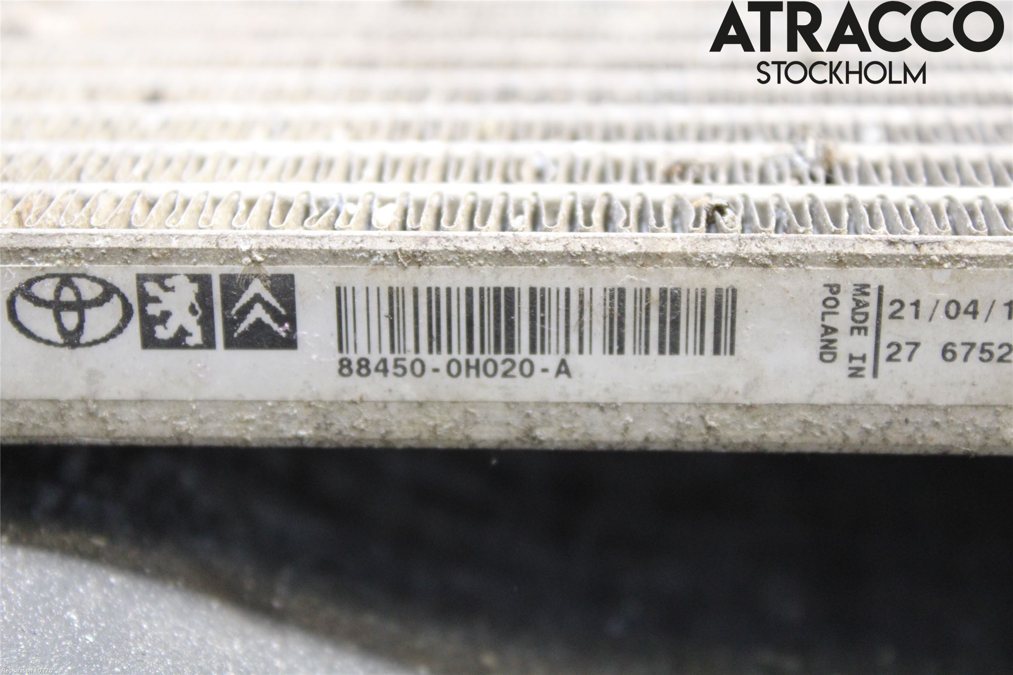 Toyota AYGO 06-14 Ac Kondensor-Kylare