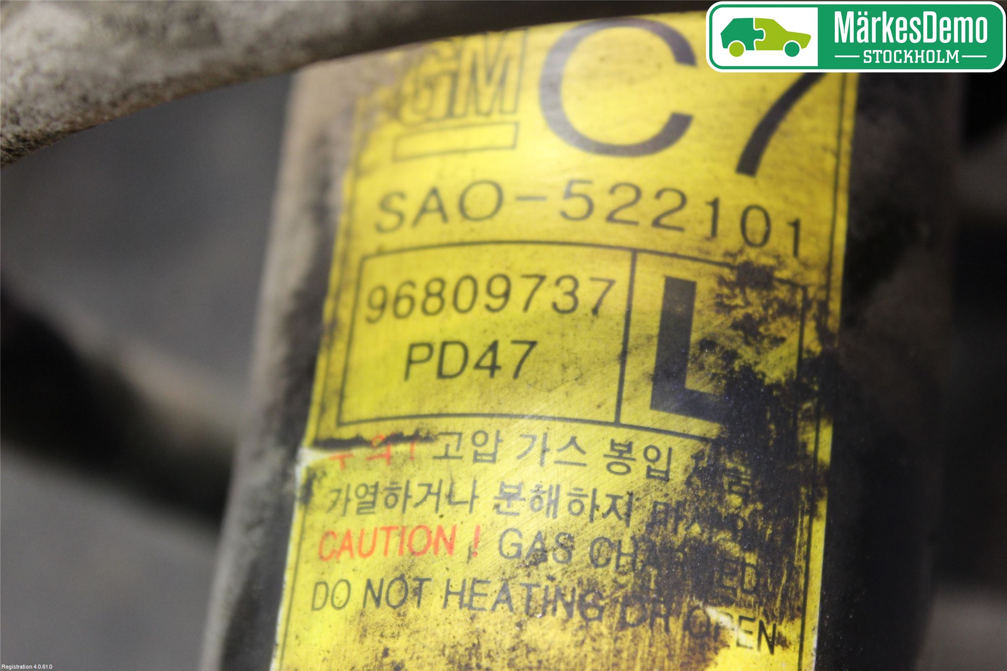 Opel ANTARA Fjäderben Fram Vänster