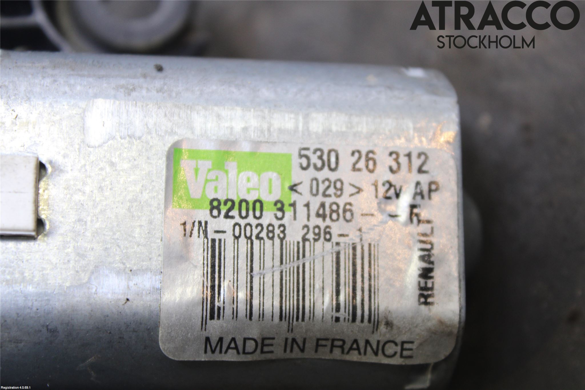Renault CLIO III  09-12 Torkarmotor Baklucka