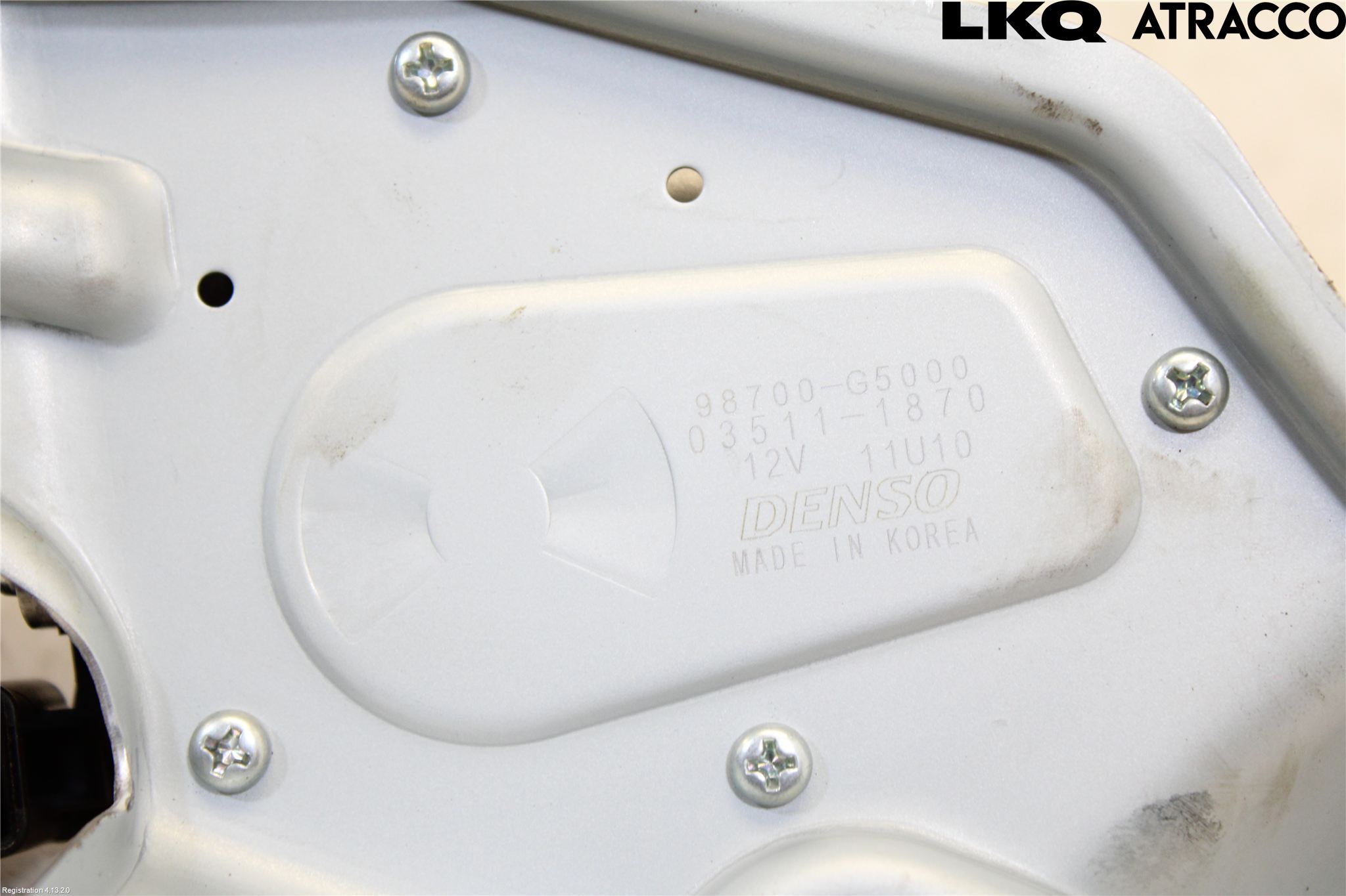 Kia NIRO (DE) 17-22 Torkarmotor Baklucka