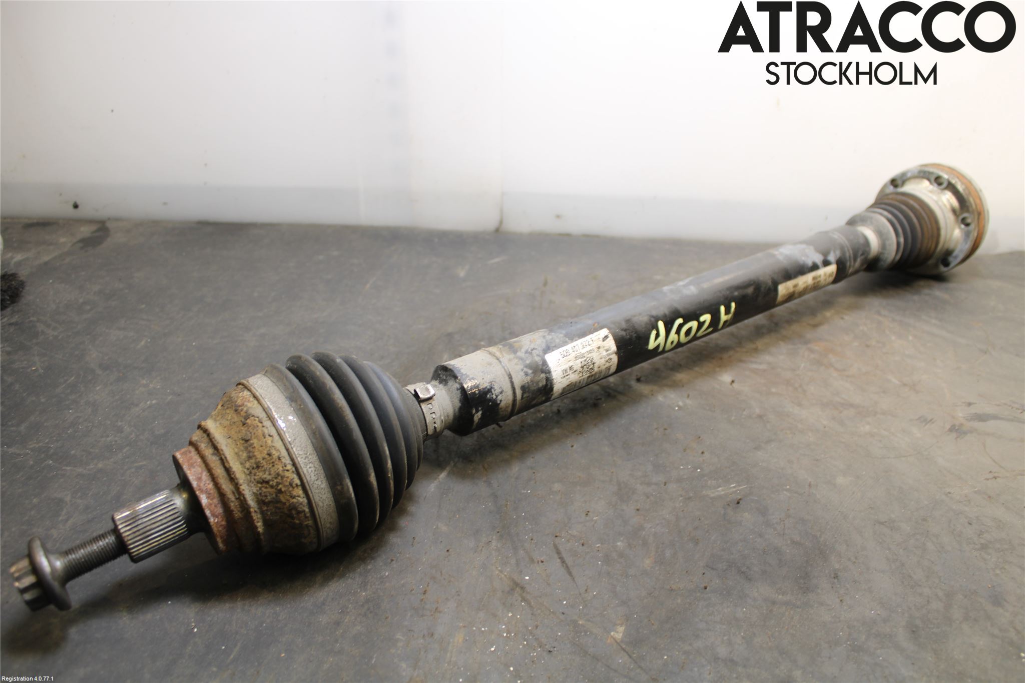 Volkswagen VW GOLF / E-GOLF VII 13-20 Drivaxel Fram Höger