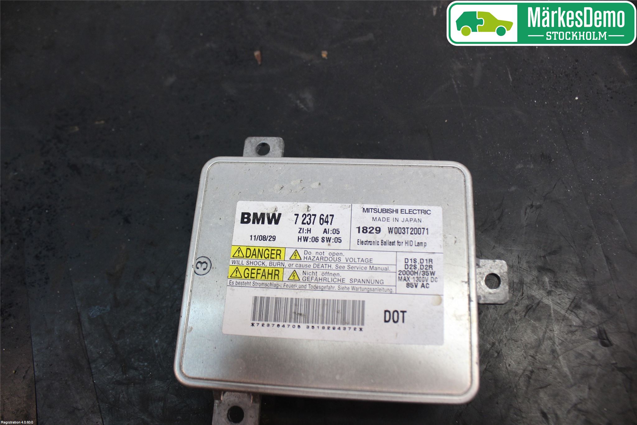 BMW 3 E90/91 SED/TOU 05-12 Styrenhet Strålkastare