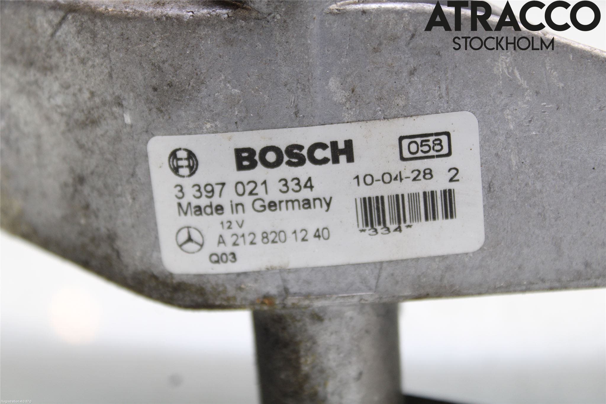 Mercedes-Benz MB E-KLASS (W212) 09-16 Torkarmekanism Vindruta