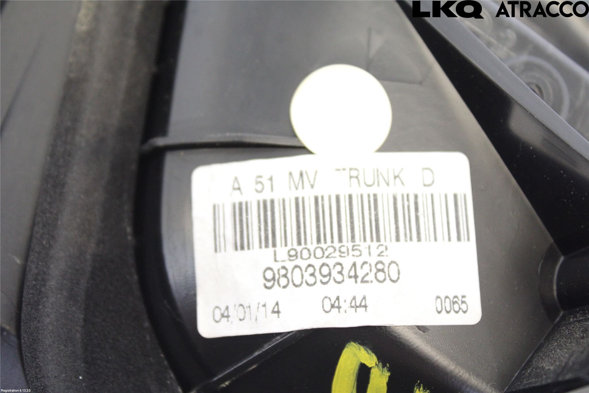 Citroen C3 10-17 Bakljus Lucka Hö