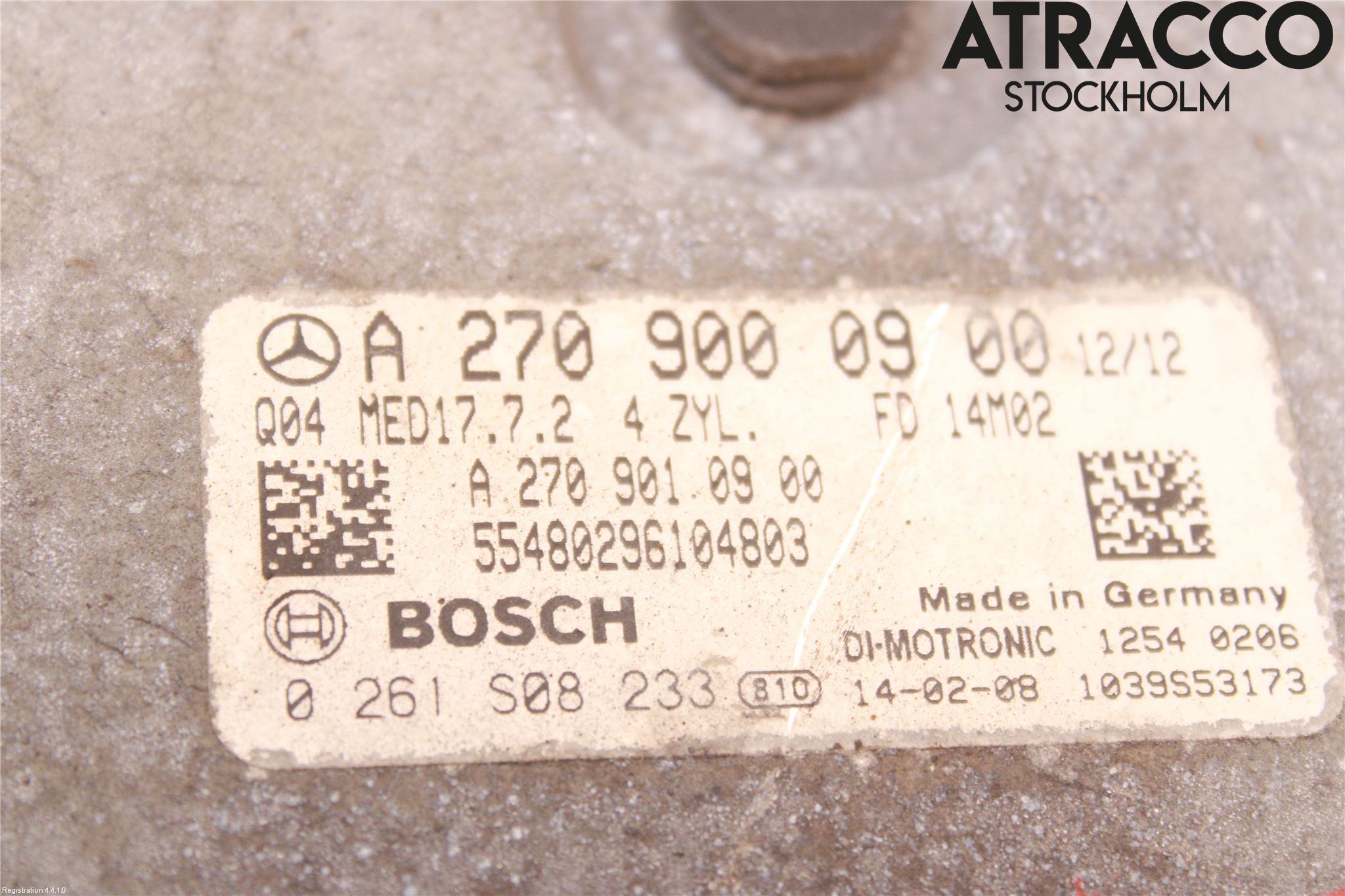 Mercedes-Benz MB A-KLASS (W176) 13-18 Styrenhet Insprut Bensin