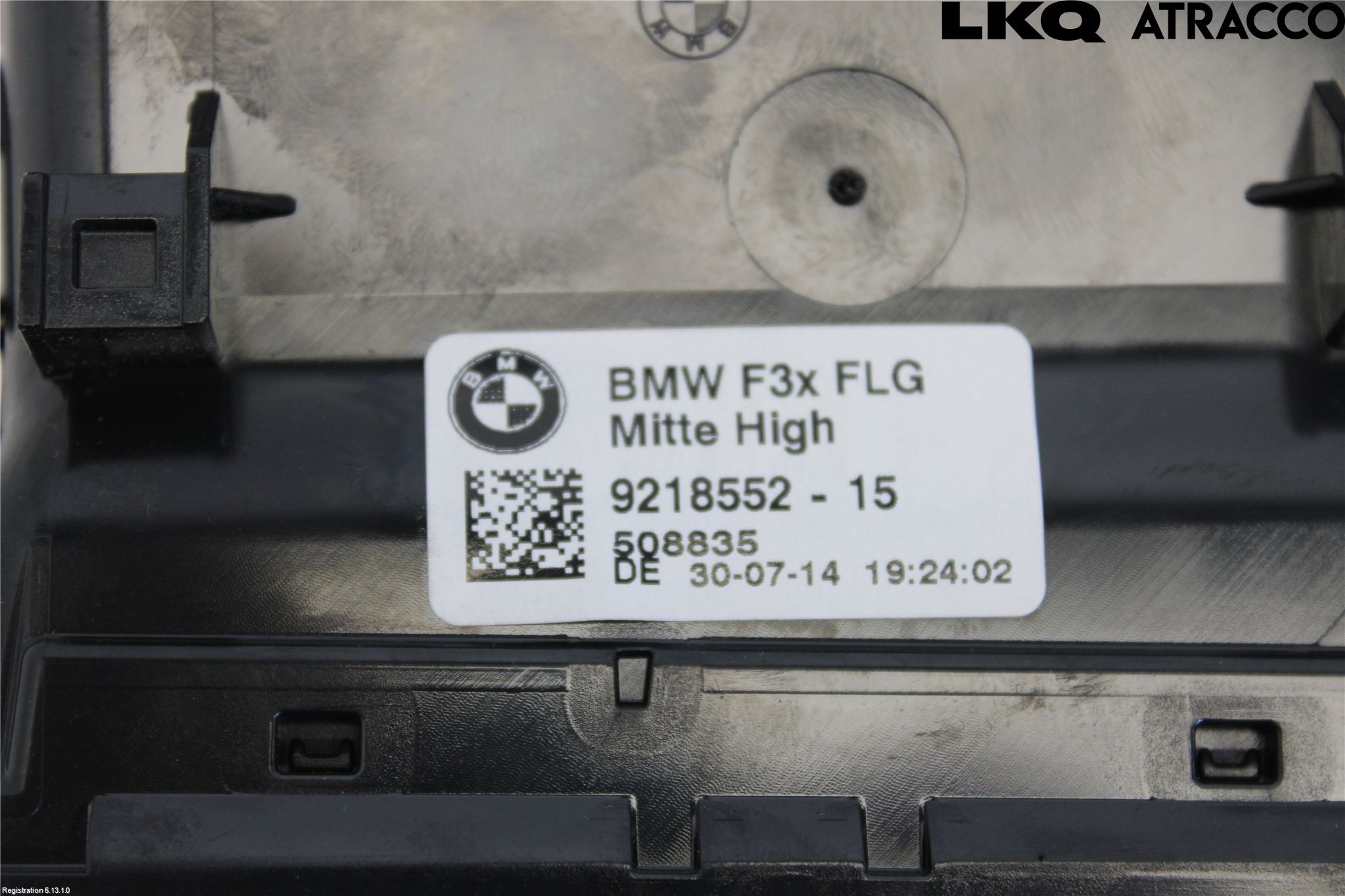 BMW 3 F30/F31/F80 12-19 Defrosterkanal-Munstycke