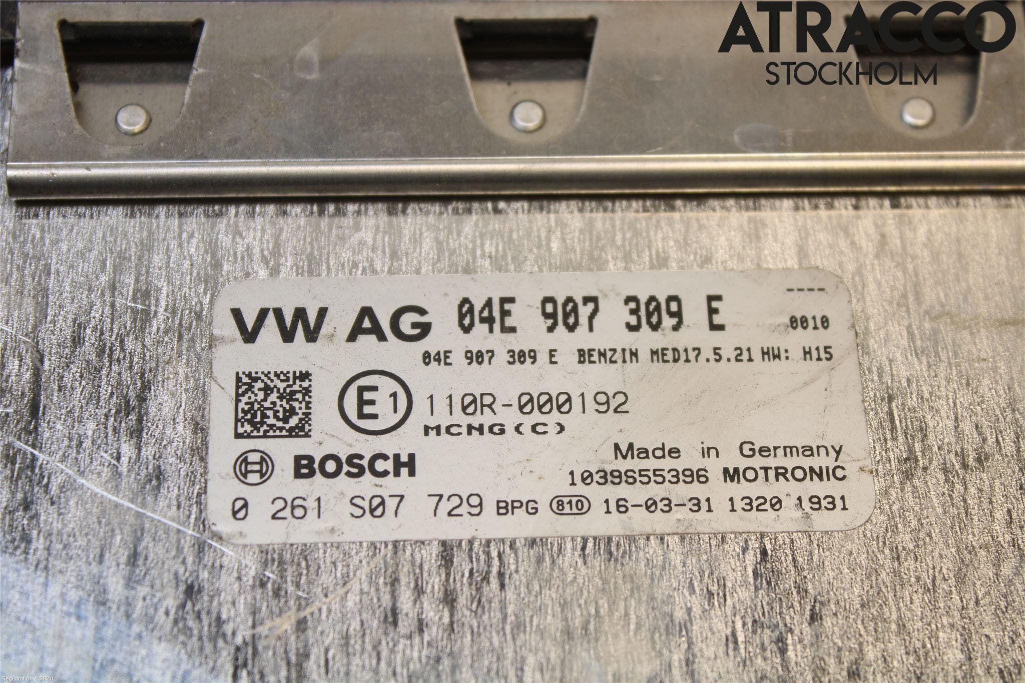 Volkswagen VW GOLF / E-GOLF VII 13-20 Styrenhet Insprut Bensin