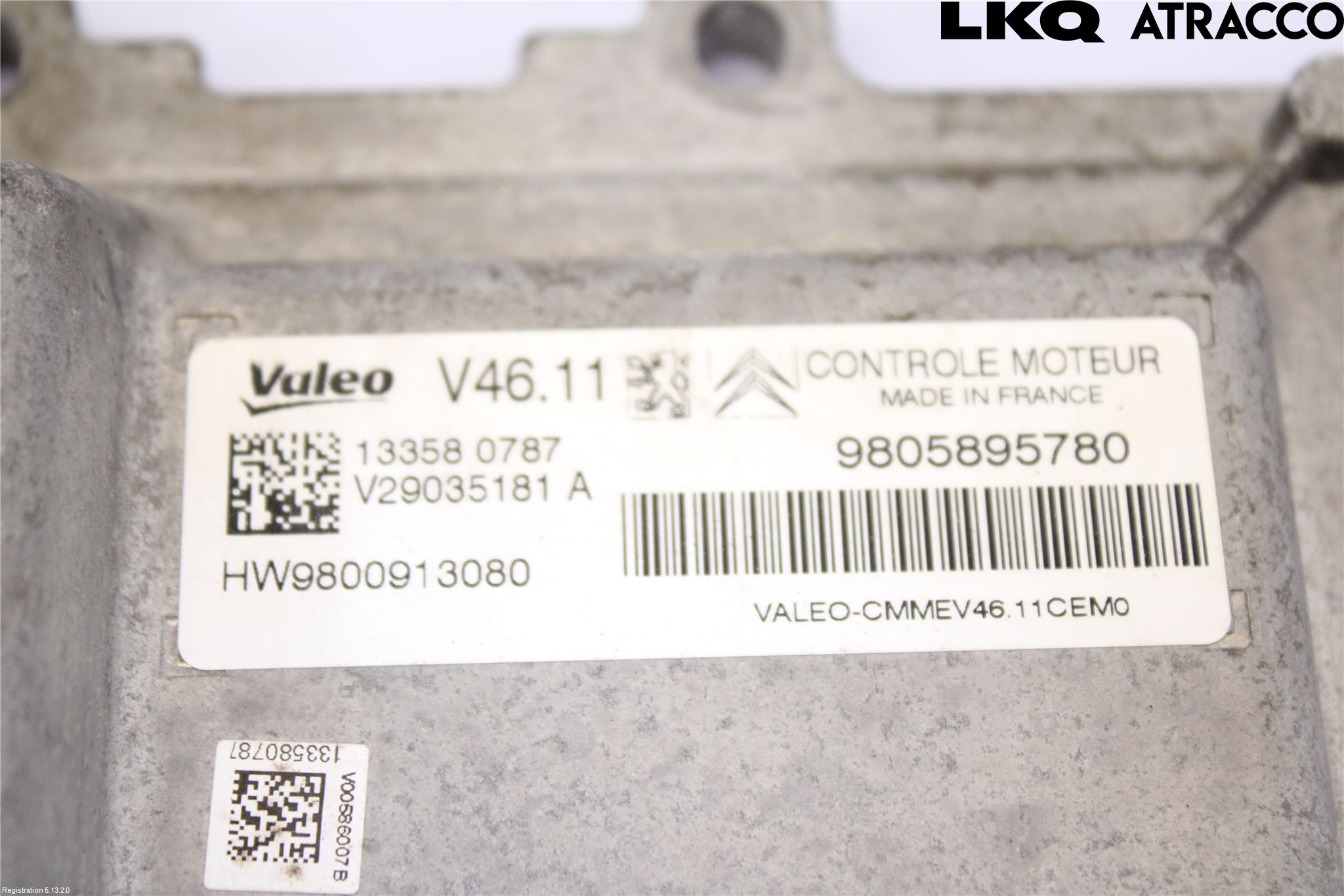 Citroen C3 10-17 Styrenhet Insprut Bensin
