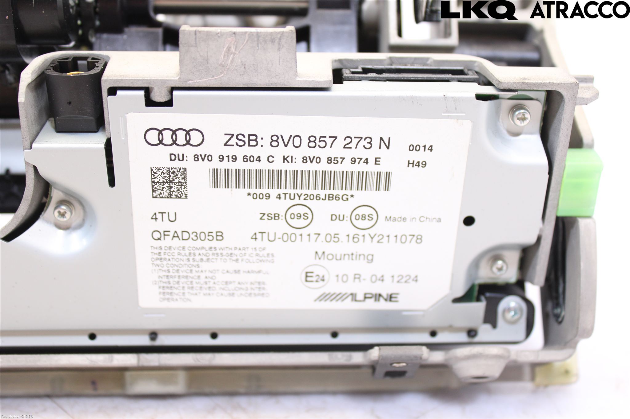 Audi A3/S3 8V 13-20 Bildskärm