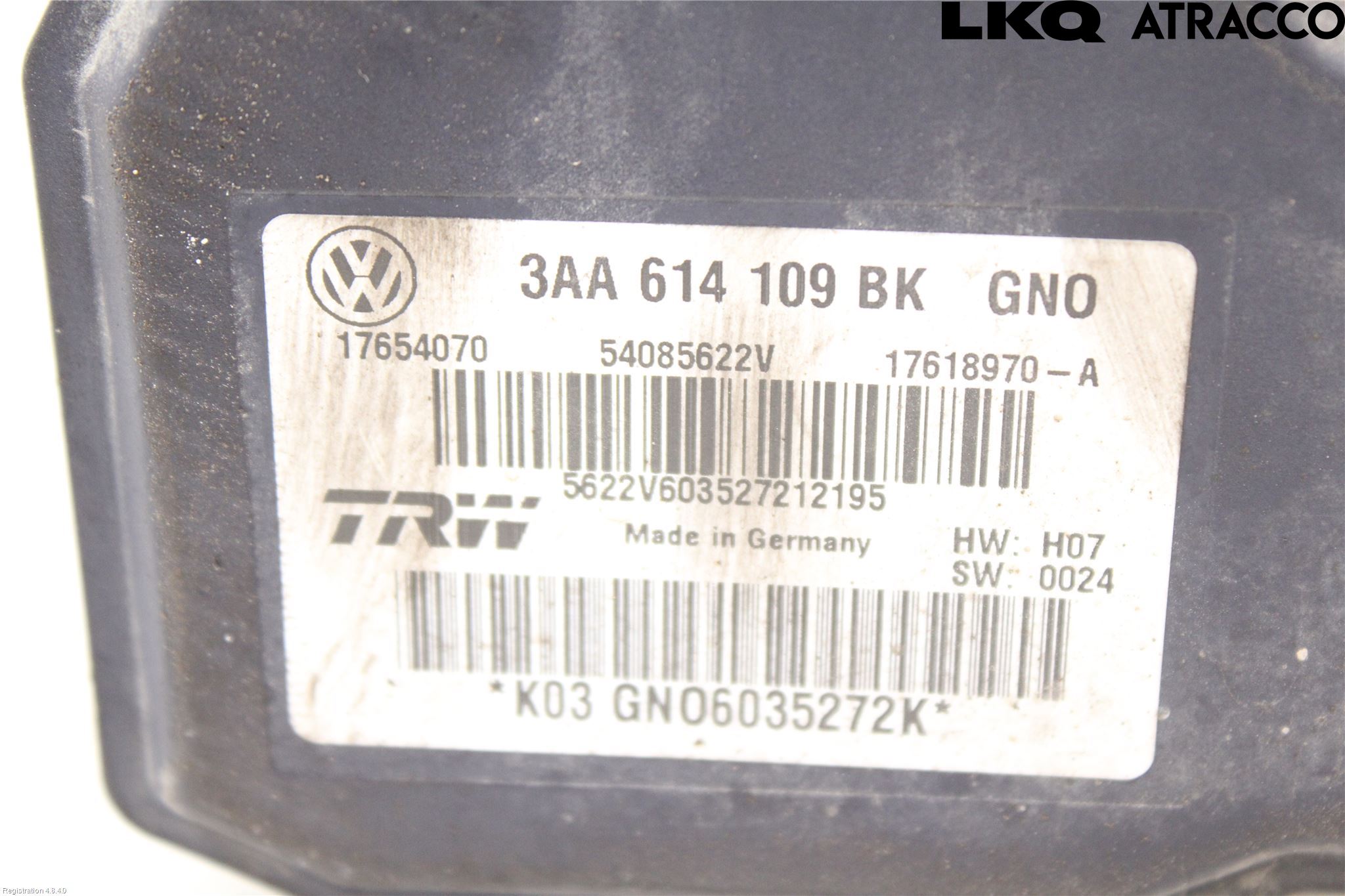 Volkswagen VW PASSAT 11-14 Abs Hydraulaggregat