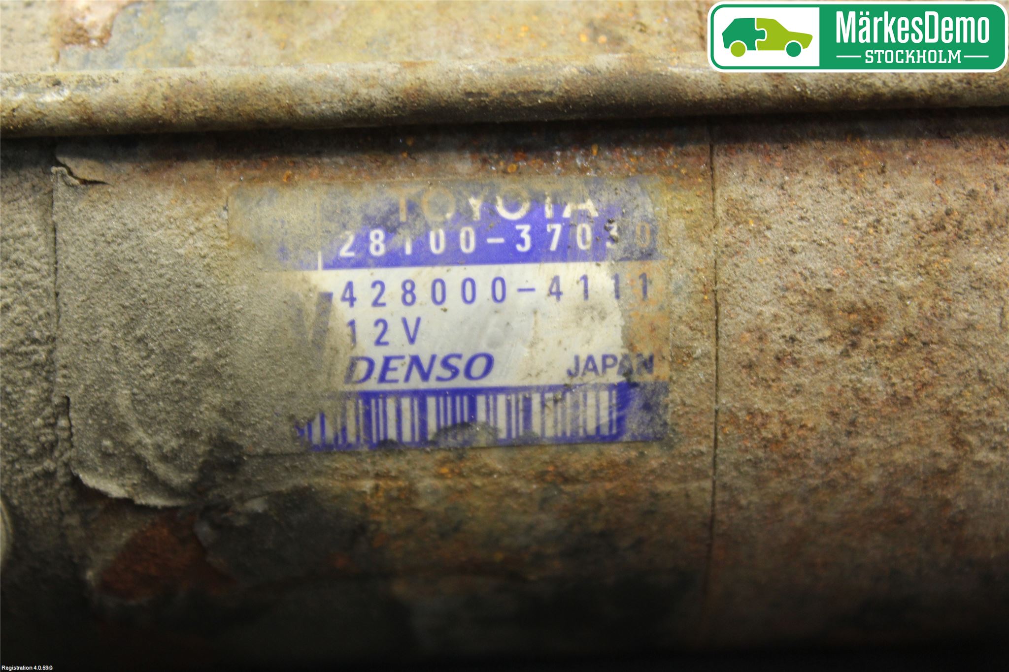 Toyota COROLLA 08-12 Startmotor