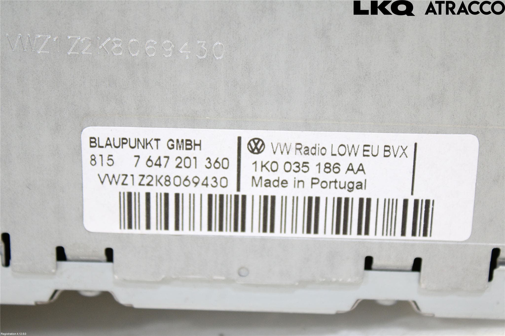 Volkswagen VW GOLF VI 09-13 Cd Radio - Multimediapanel