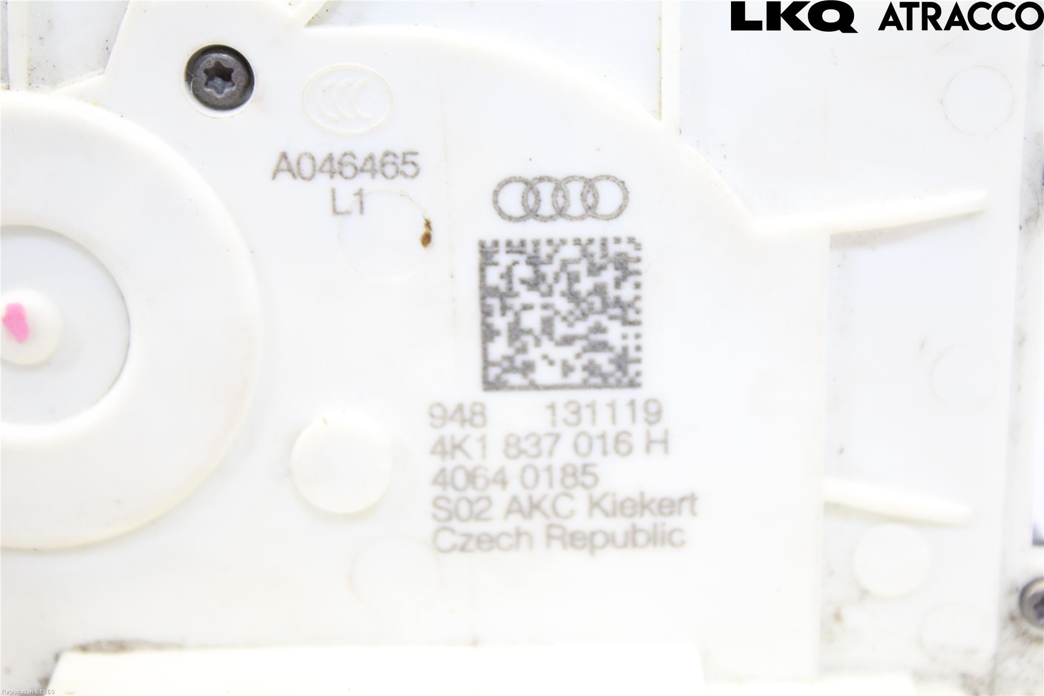 Audi A6 F2/C8 19- Låskista-Dörrlås