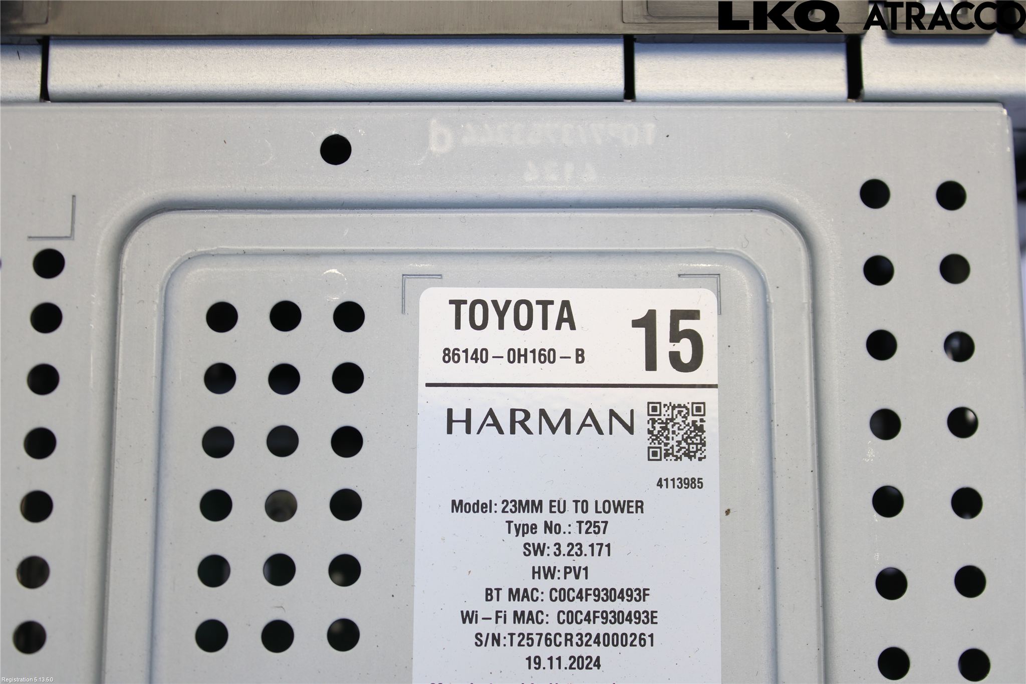 Toyota AYGO X AB70 22- Cd Radio - Multimediapanel