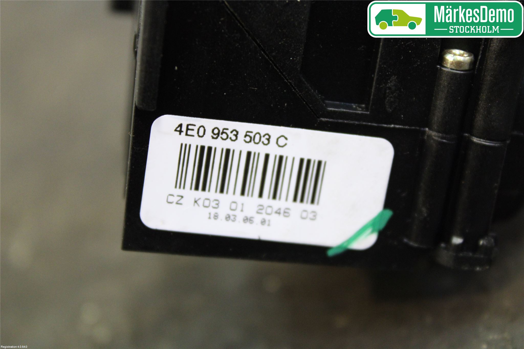 Audi A4/S4 05-07 Spak Torkar-Spolomk