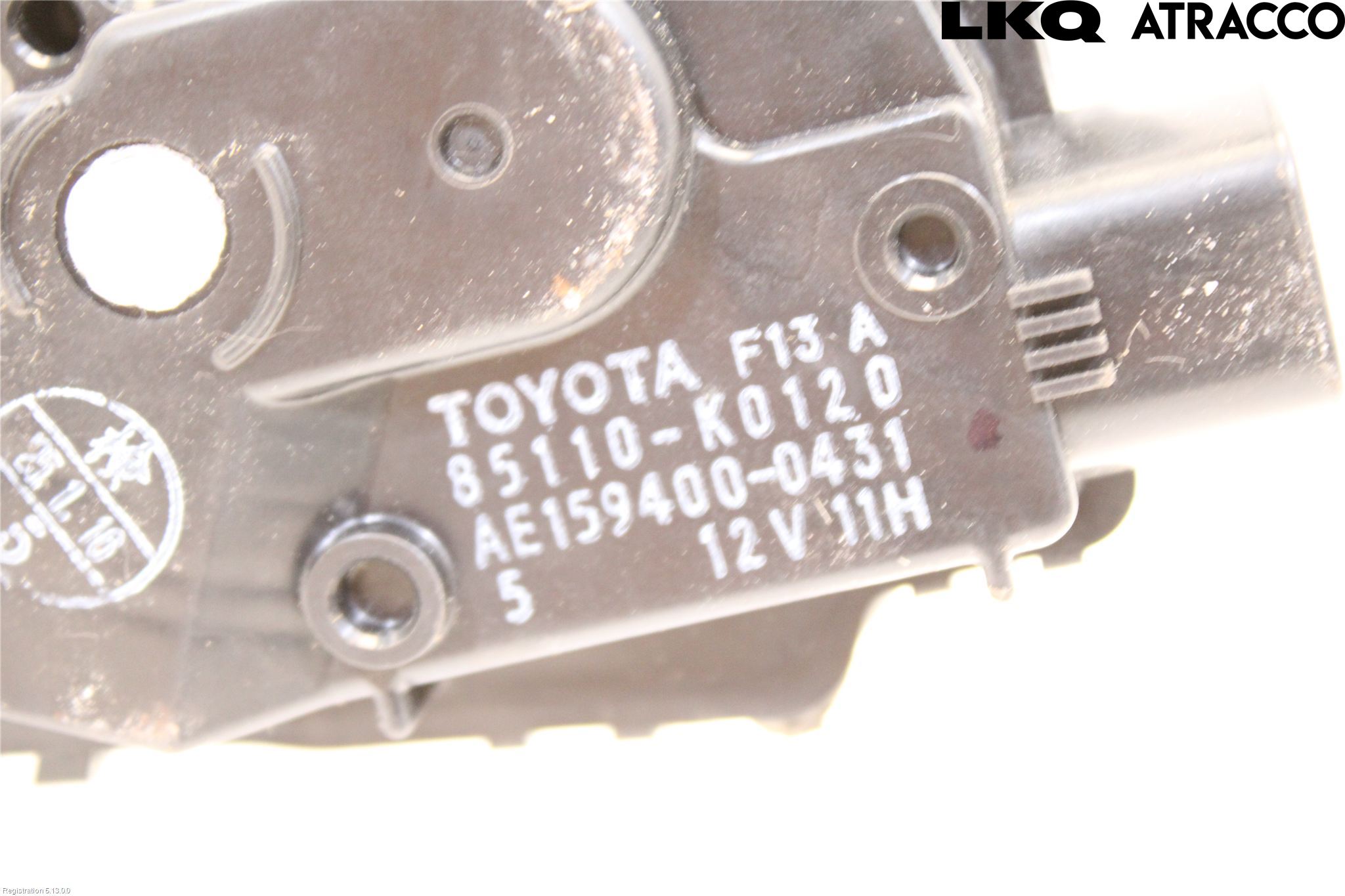 Toyota YARIS XP21 20- Torkarmotor Vindruta