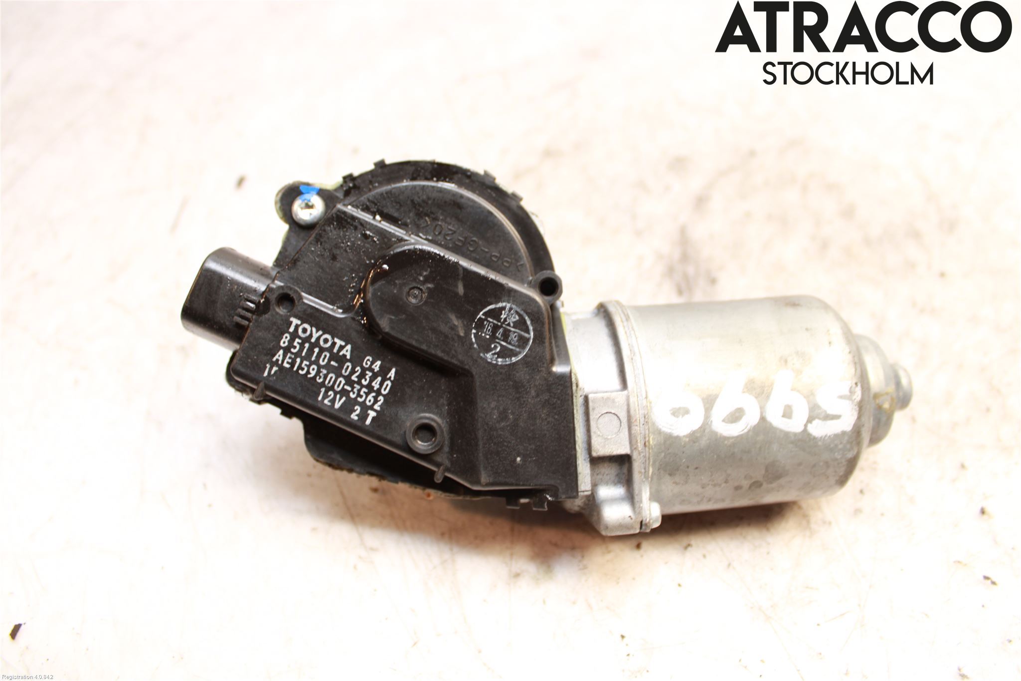 Toyota AURIS 13-19 Torkarmotor Vindruta