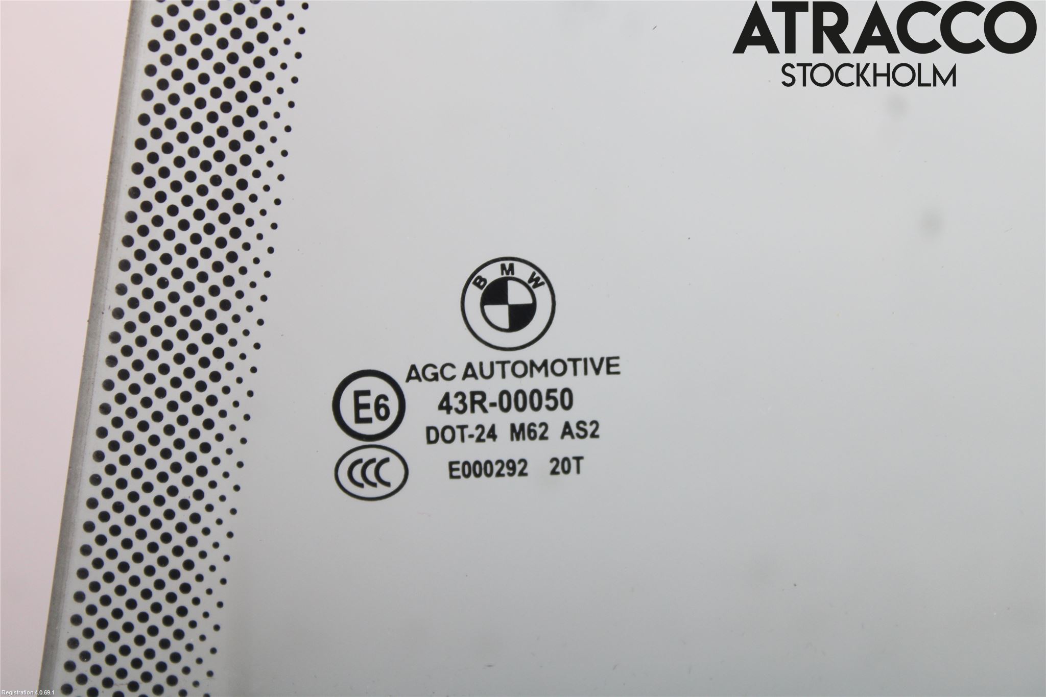 BMW 5 GT F07 09-17 Dörruta Bak Vänster