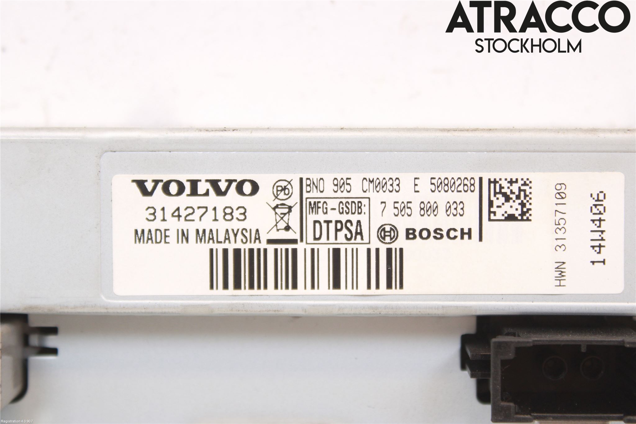 Volvo V40 12-19 Multifunktionsdisplay