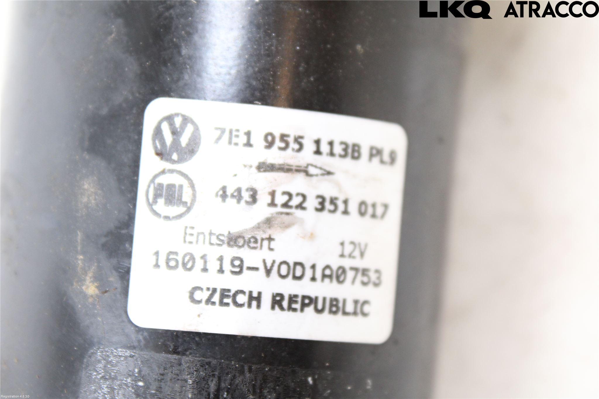 Volkswagen VW TRANSP/CARAVELLE (T6) 16-22 Torkarmotor Vindruta