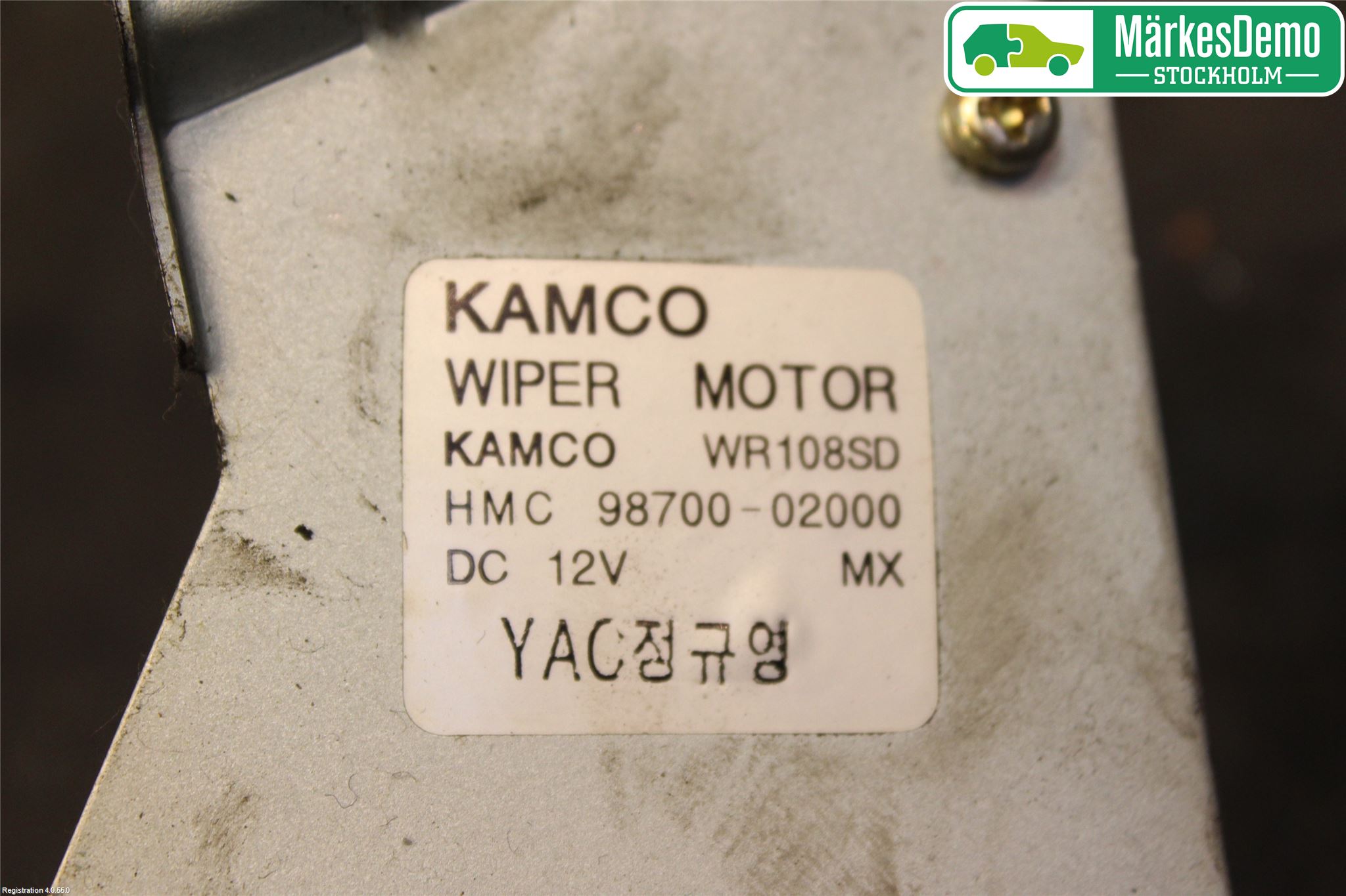 Hyundai ATOS Torkarmotor Baklucka