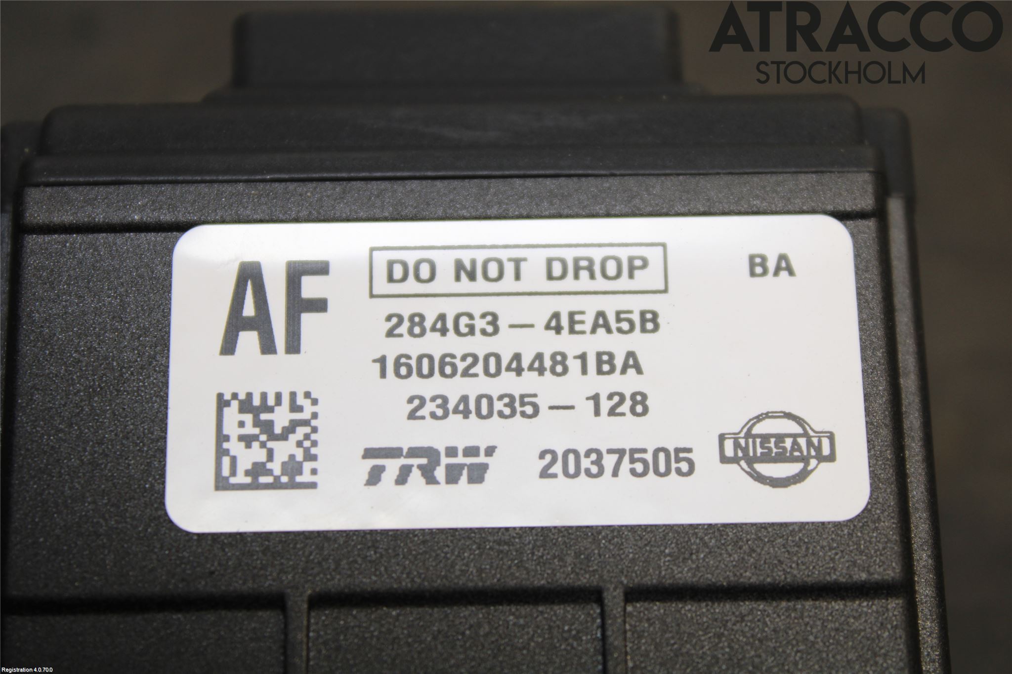 Nissan QASHQAI 14-17 Sensor Aktivt Kollisionsskydd