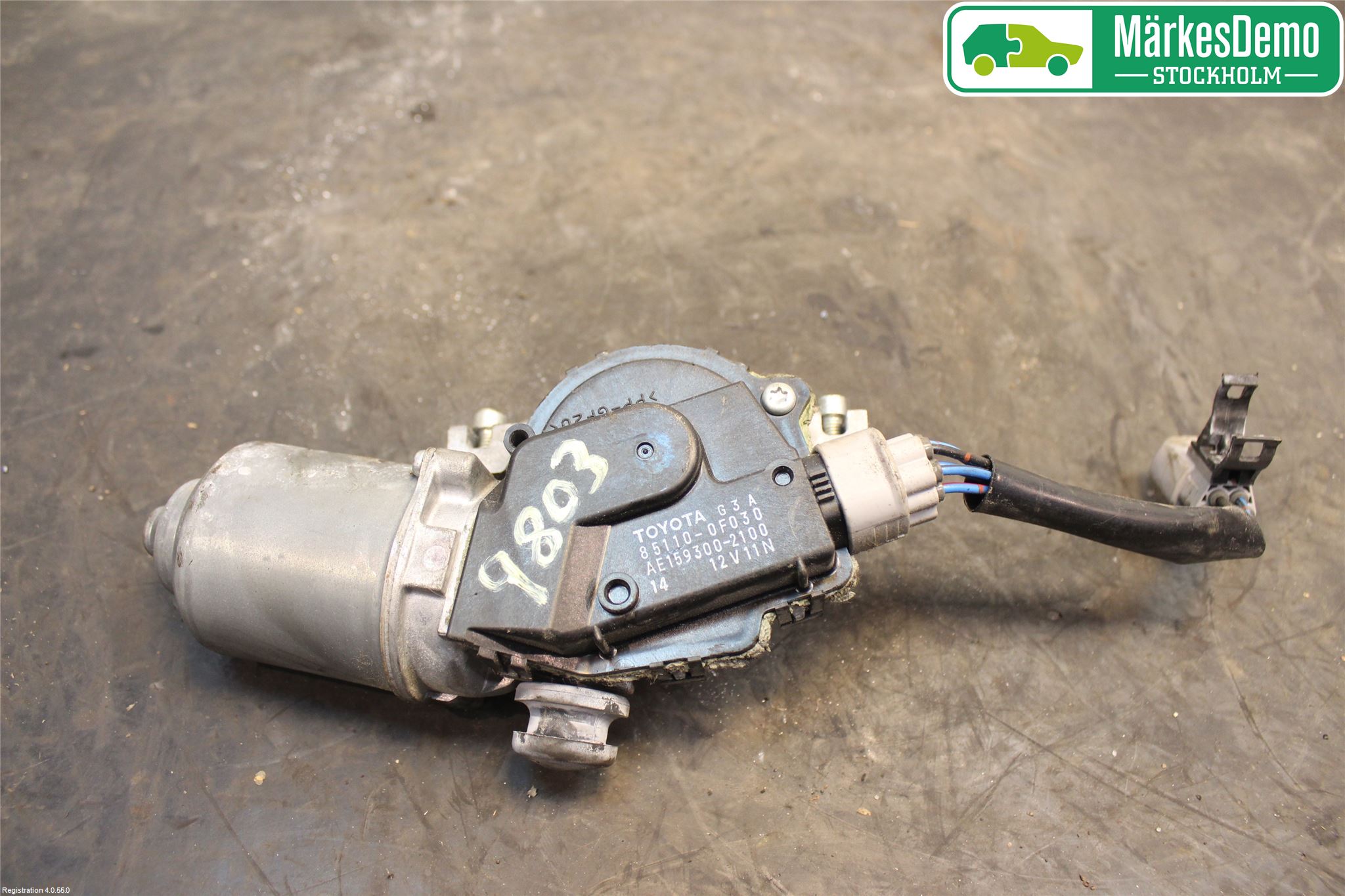 Toyota VERSO 09-18 Torkarmotor Vindruta
