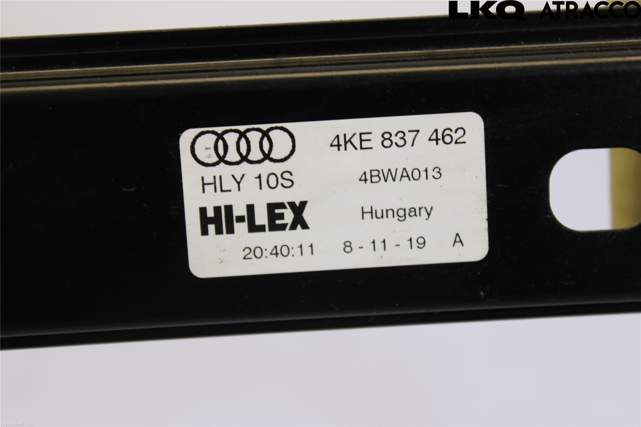 Audi E-TRON, S GE 19- Fönsterhissmekanism