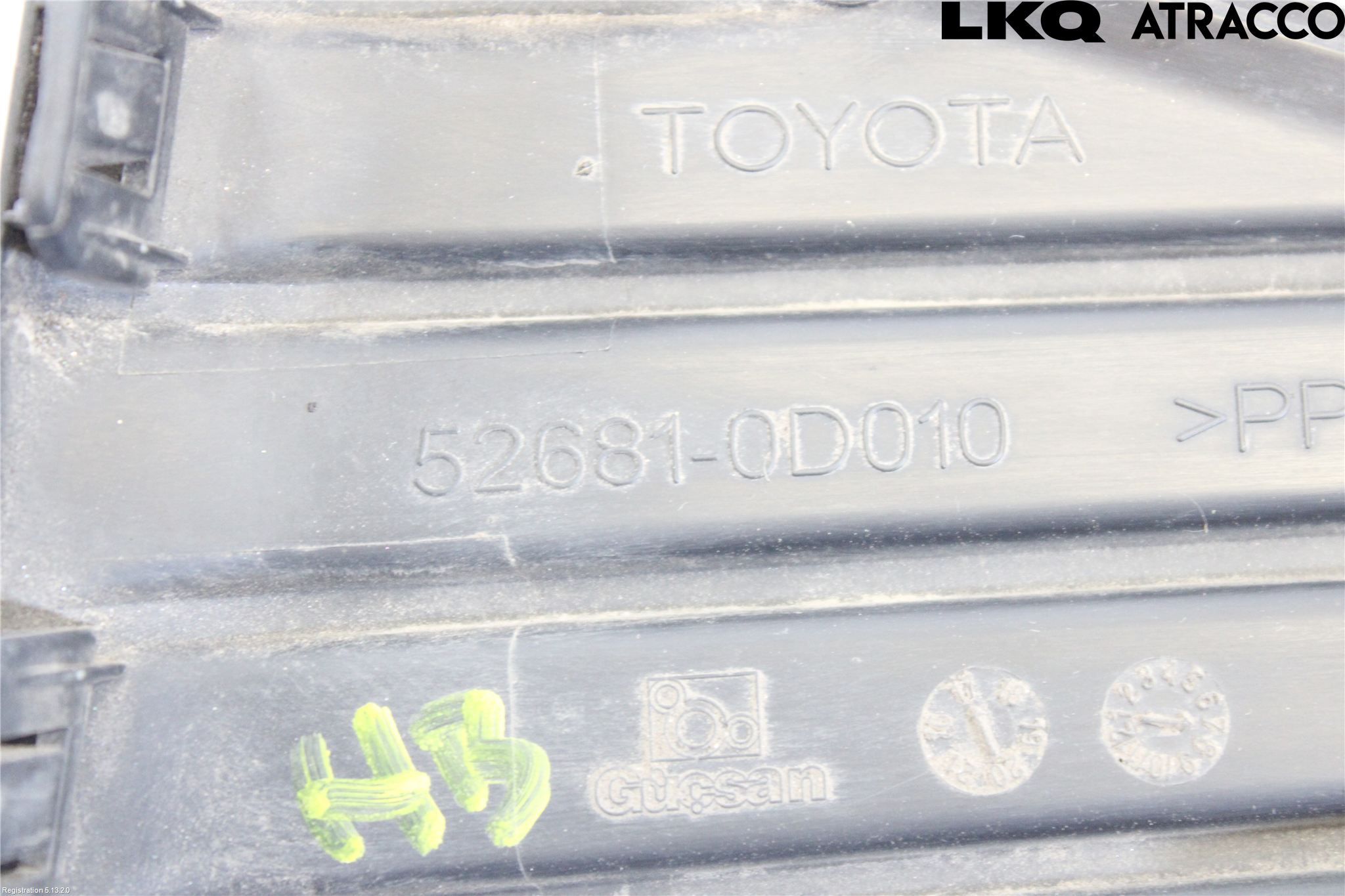 Toyota YARIS XP130 15-20 Stötfångardel Bak Hö