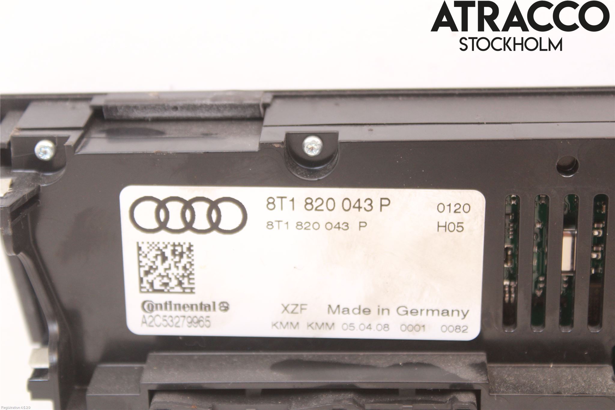 Audi A4/S4 08-11 Ac Styrenhet Ac Manöveren