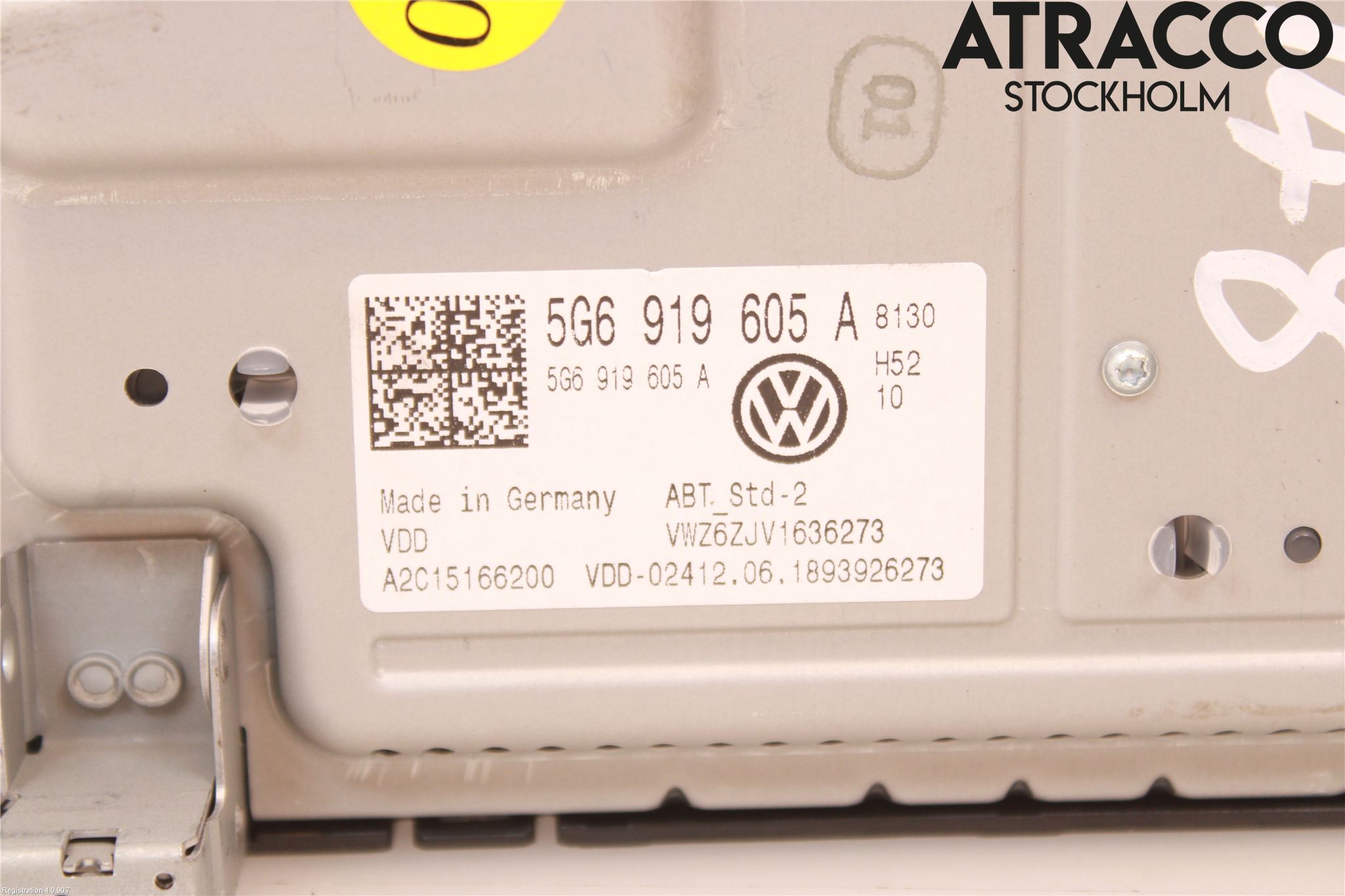 Volkswagen VW GOLF / E-GOLF VII 13-20 Cd Radio - Multimediapanel