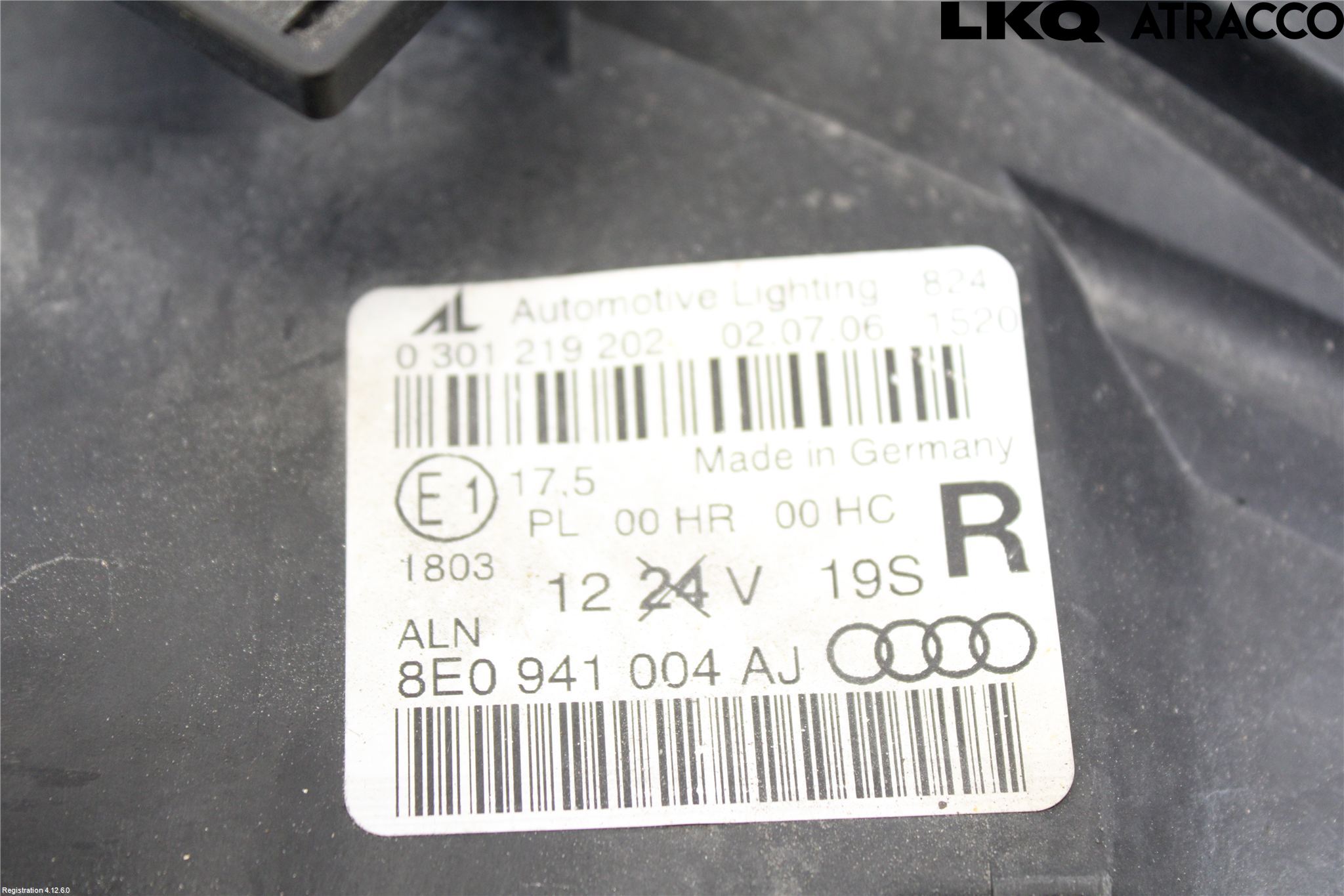 Audi A4/S4 05-07 Strålkastare Höger