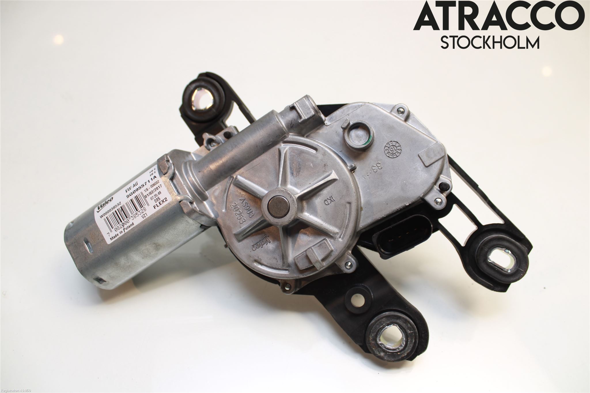 Volkswagen VW GOLF / E-GOLF VII 13-20 Torkarmotor Baklucka