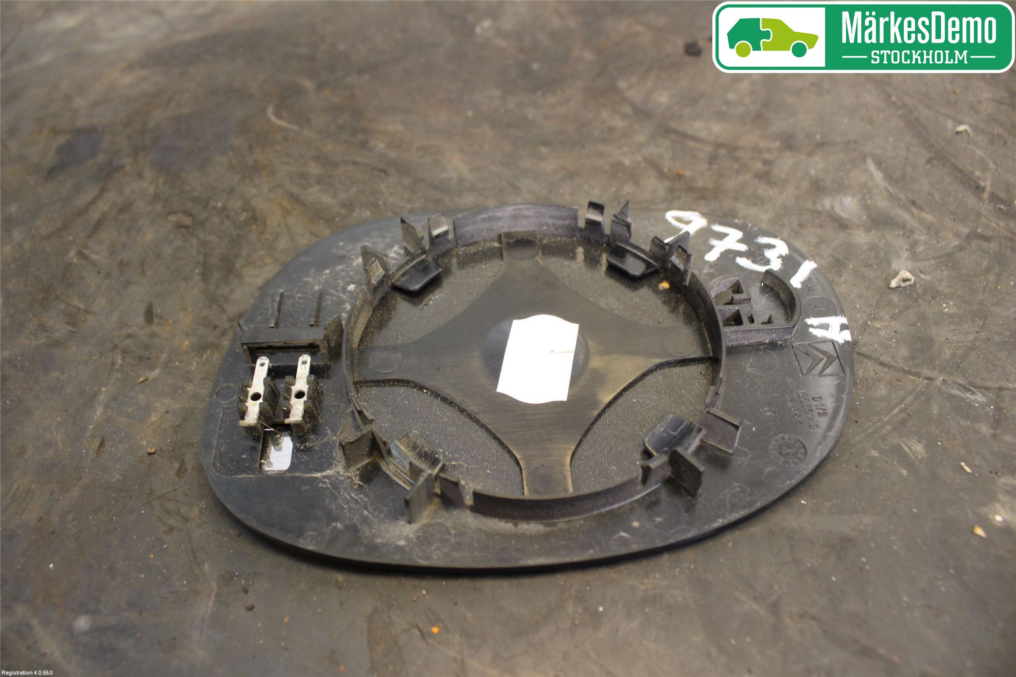 Citroen C3 -04 Spegelglas Hö