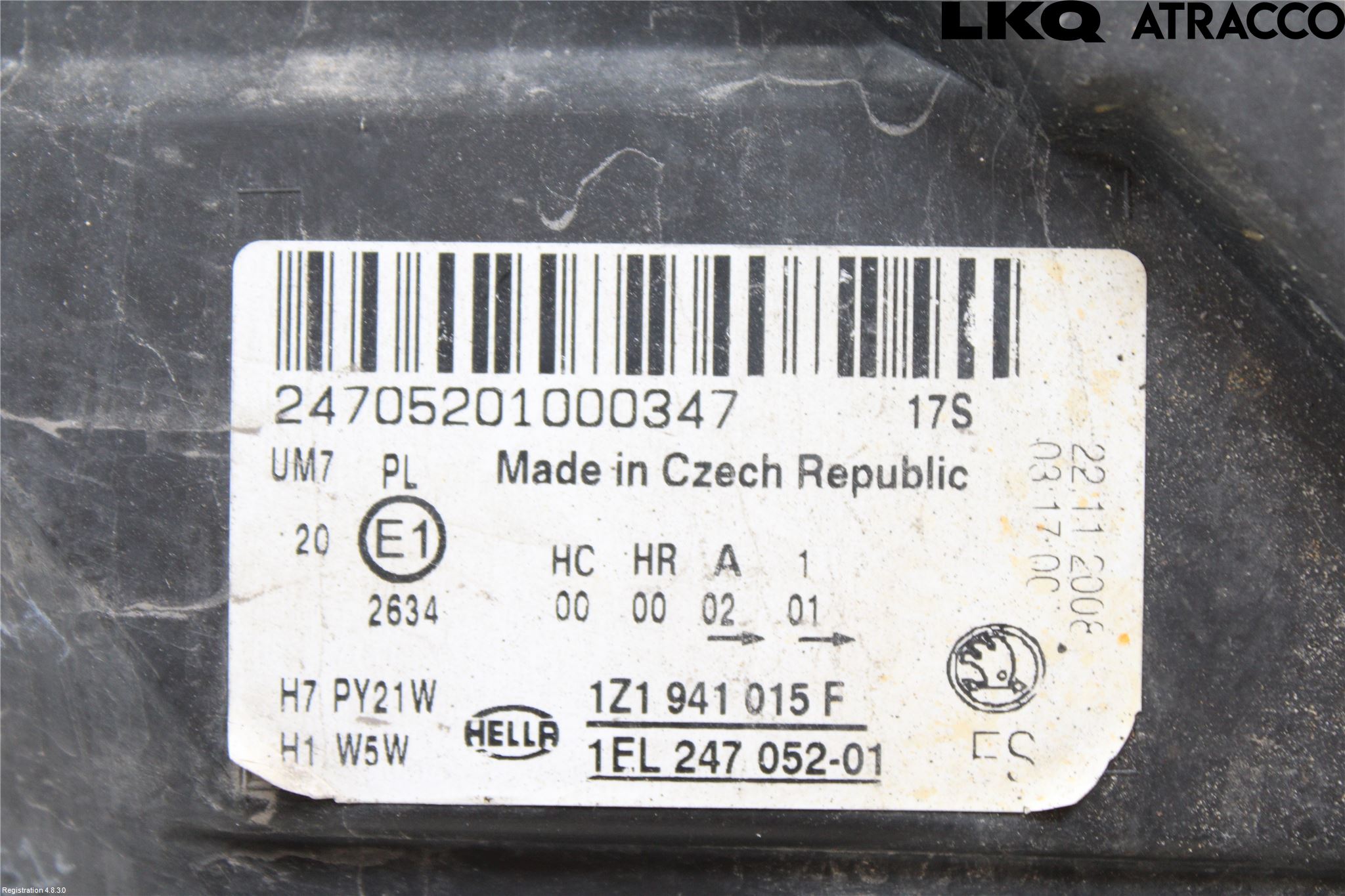 Skoda OCTAVIA (1Z) 05-13 Strålkastare Vänster