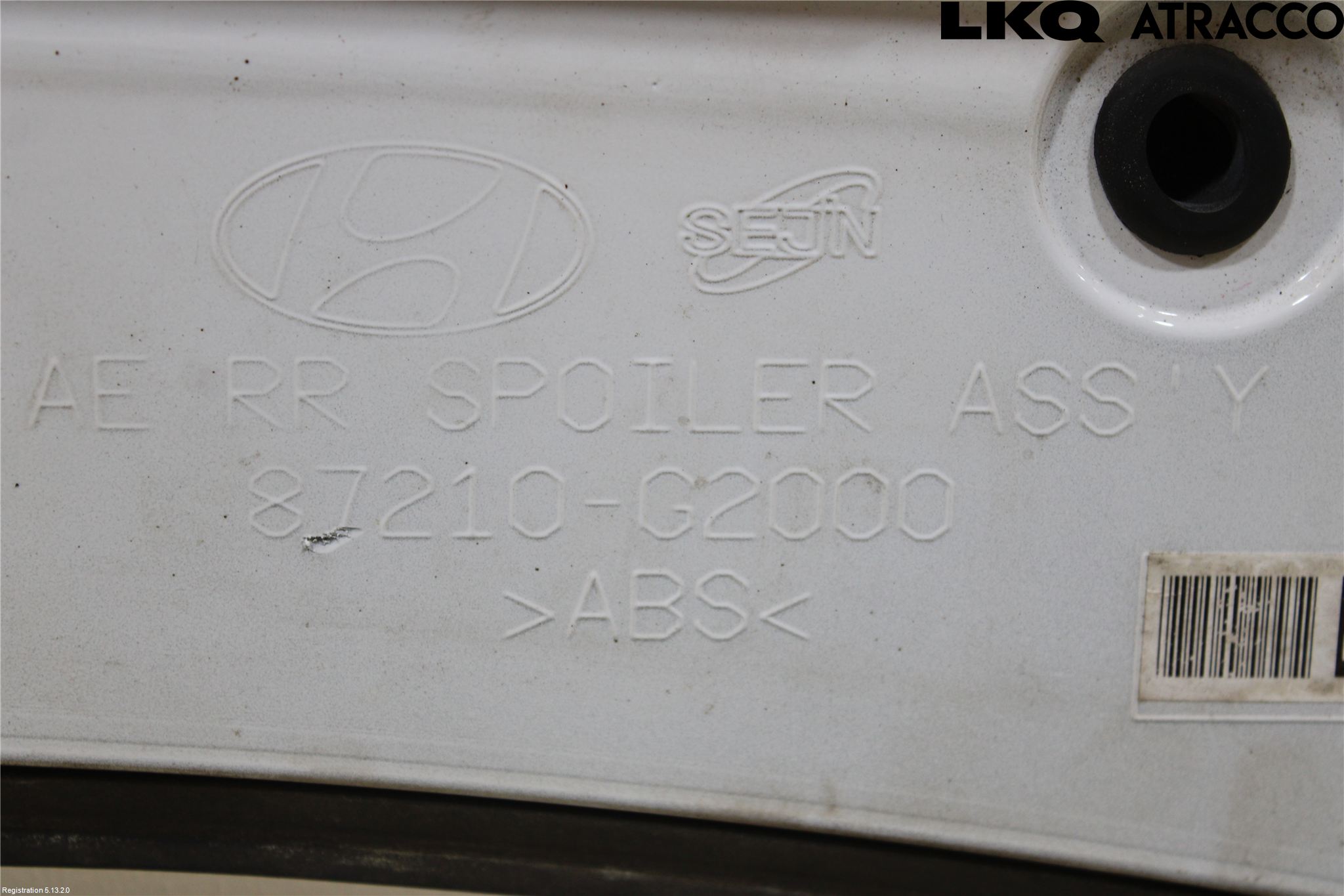 Hyundai IONIQ AE 17-22 Spoiler Baklucka