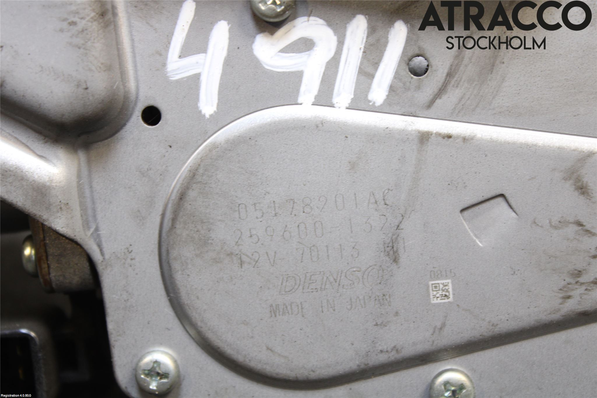 Fiat FREEMONT Torkarmotor Baklucka