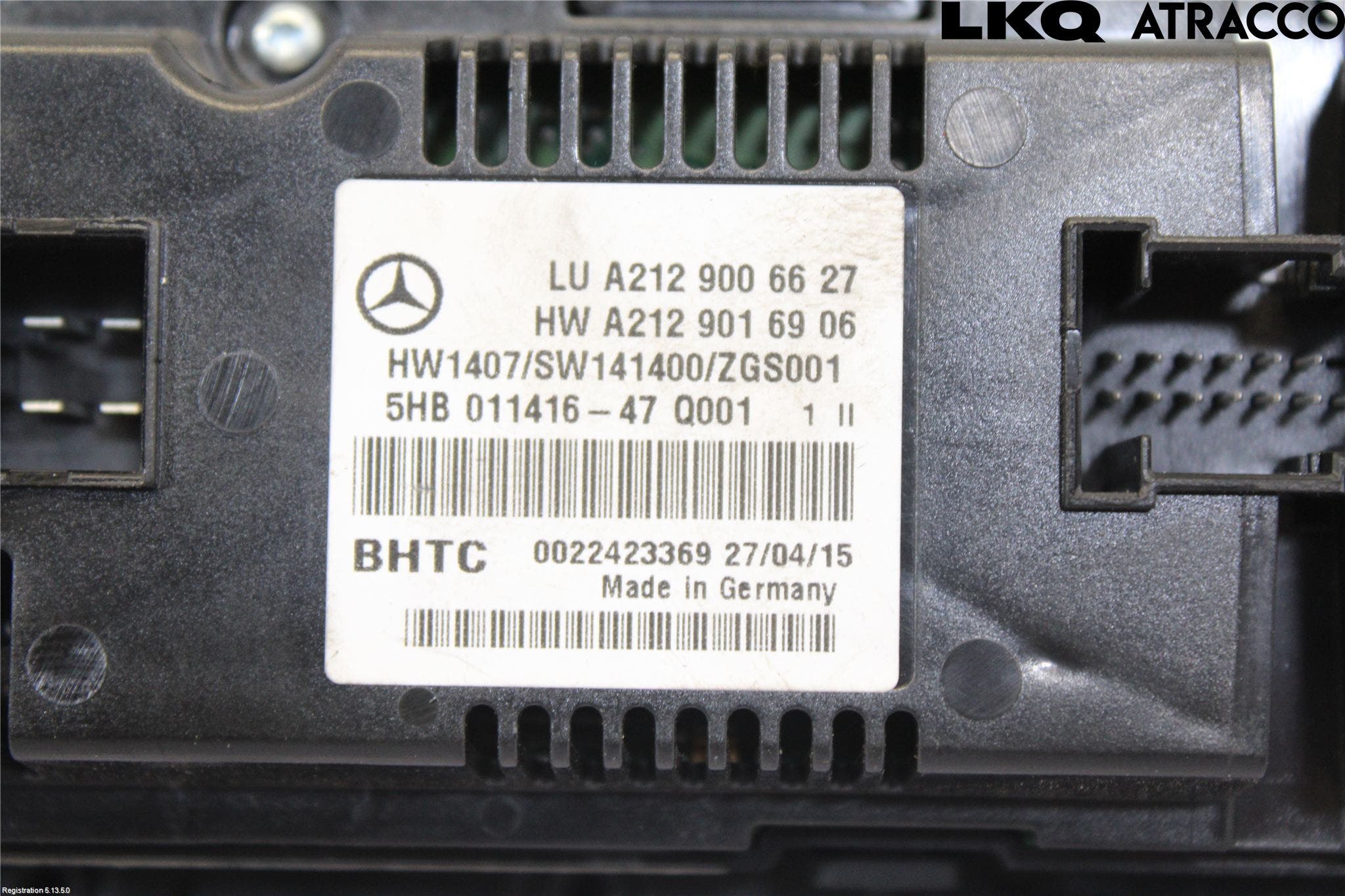 Mercedes-Benz MB E-KLASS (W212) 09-16 Ac Styrenhet Ac Manöveren