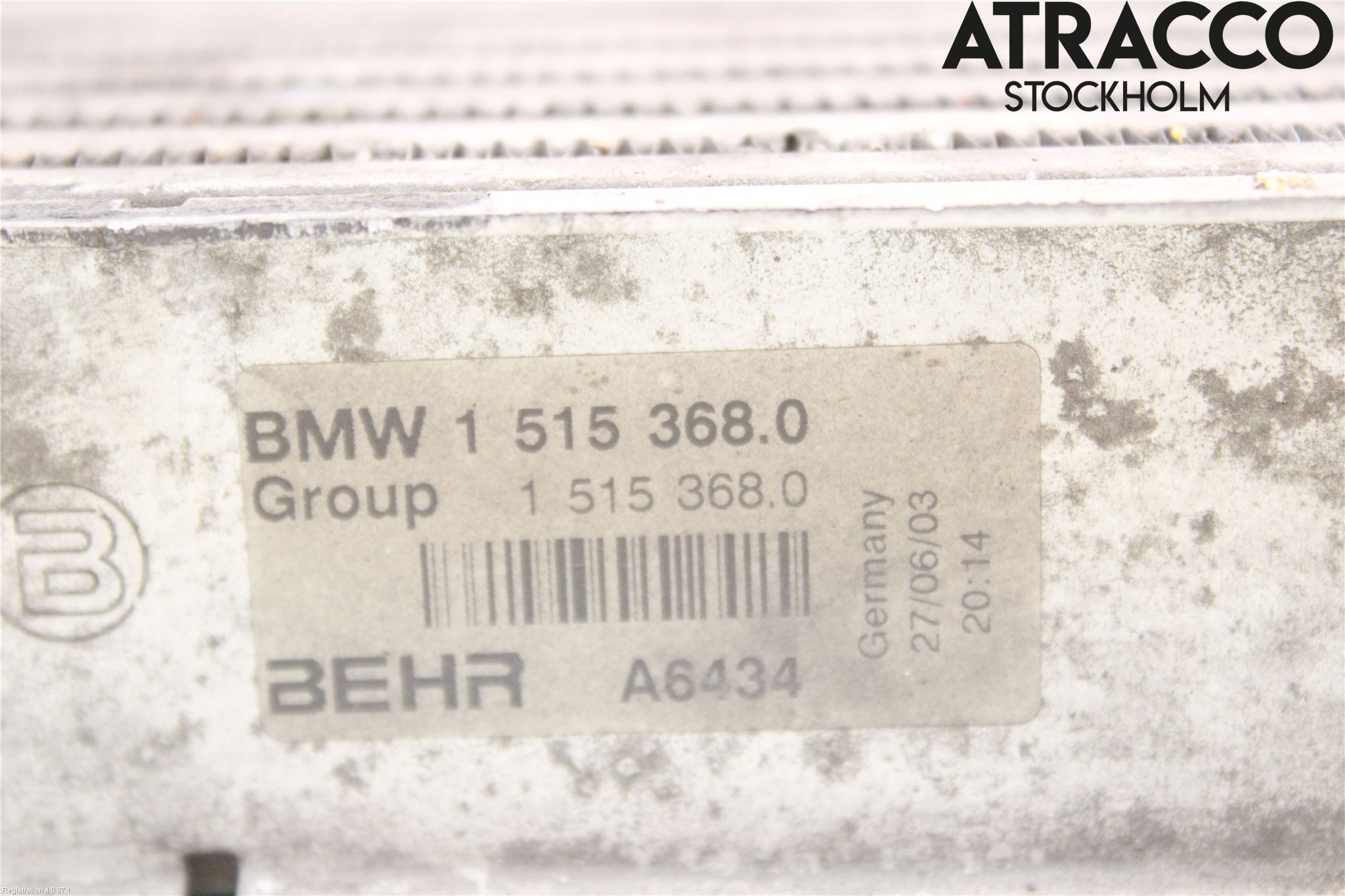 Mini COUPE R50/53 01-06 Laddluft-Intercooler Kyl