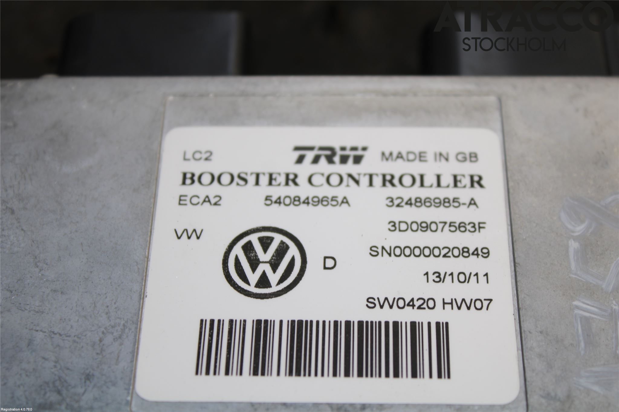 Volkswagen VW PHAETON Styrenhet Övrigt