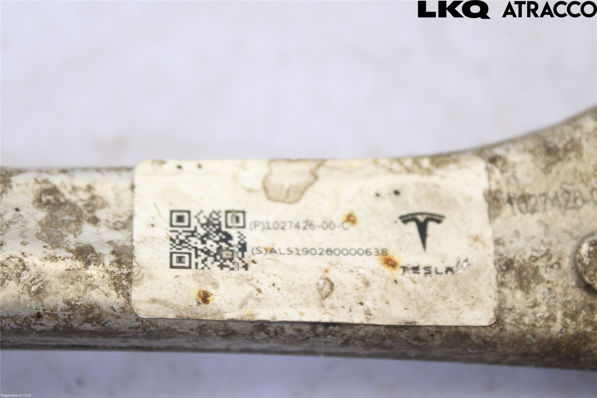 Tesla MODEL S 13- Bärarm Bak Vänster