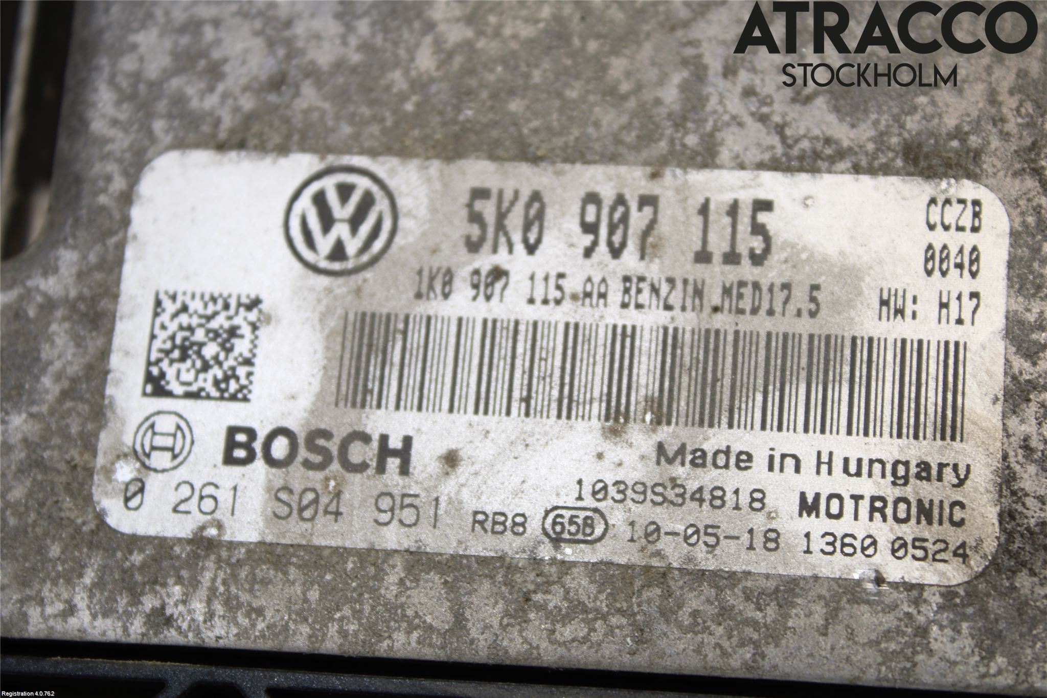 Volkswagen VW GOLF VI 09-13 Styrenhet Insprut Bensin