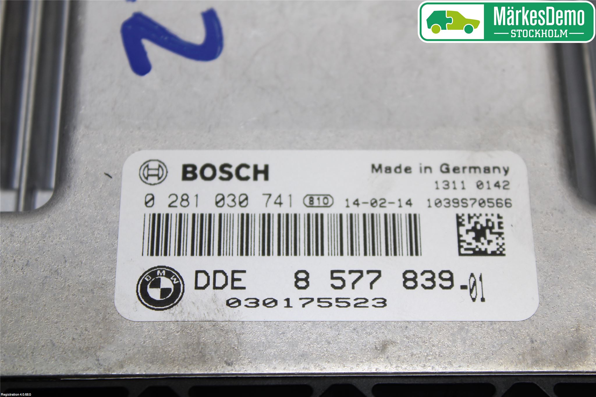 BMW 5 F10/F11/F18 09-17 Styrenhet Insprut Bensin