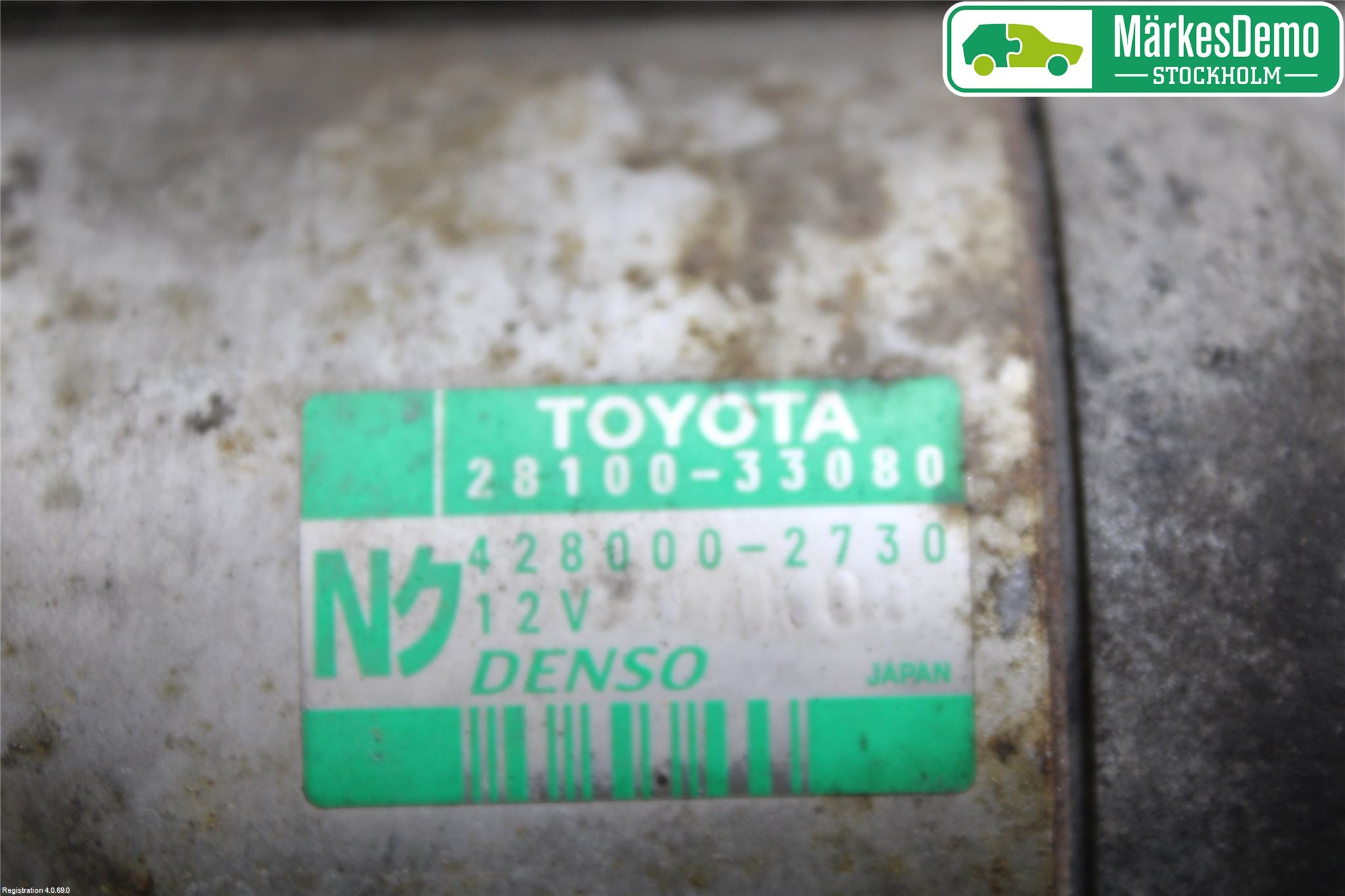 Toyota YARIS XP90 06-11 Startmotor Diesel