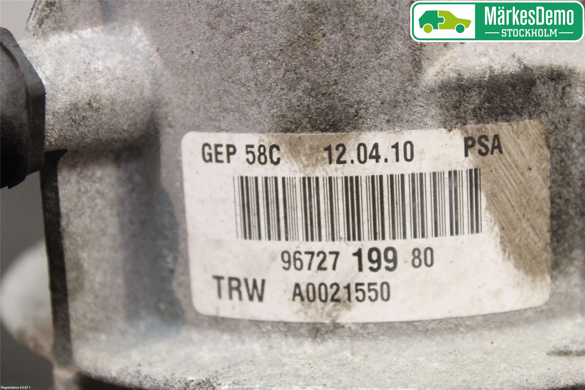 Peugeot 308 08-13 Styrservo Pump Elektrisk