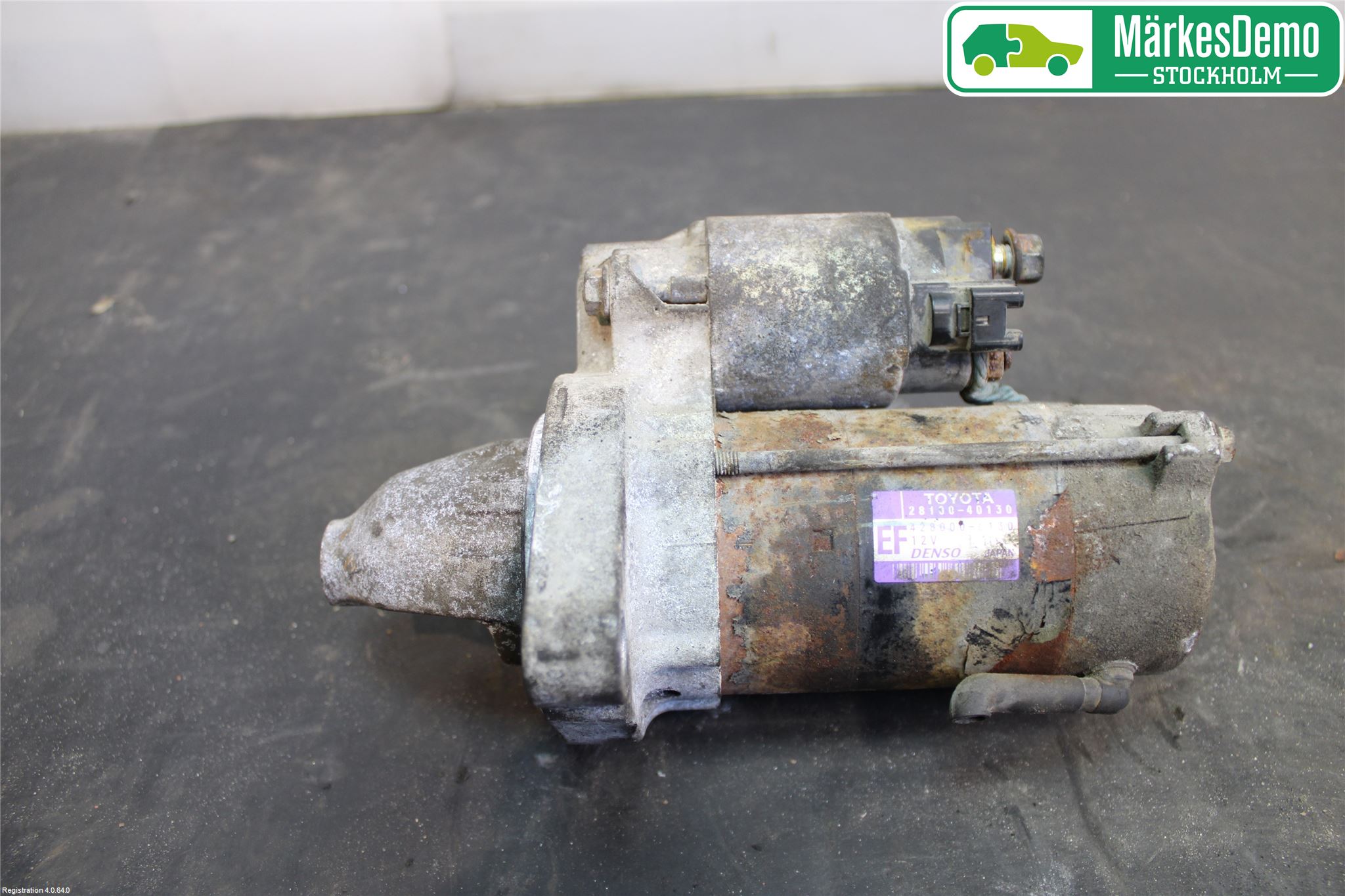 Toyota iQ Startmotor