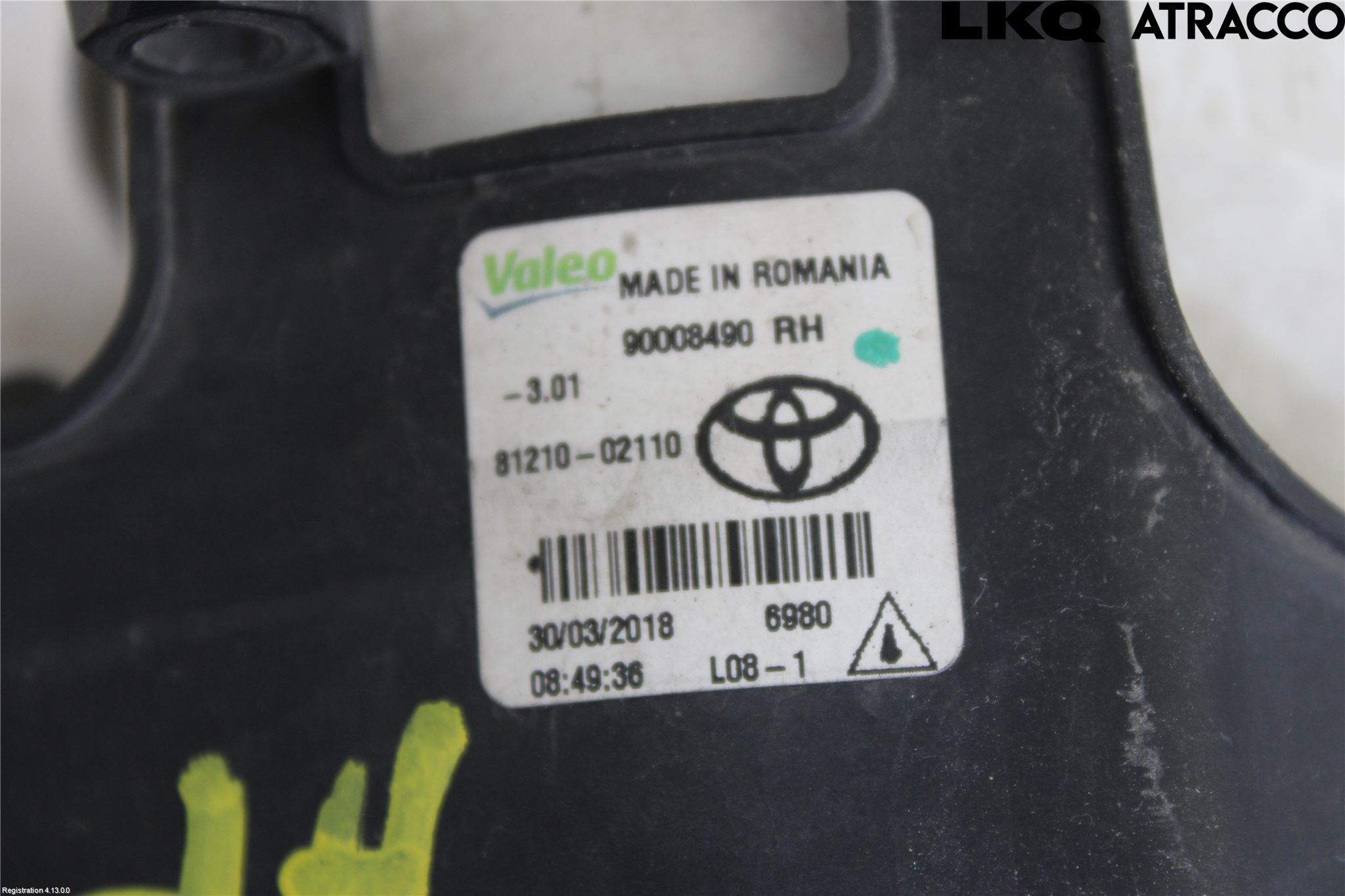 Toyota AURIS 13-19 Dimljus-Varselljus Fram